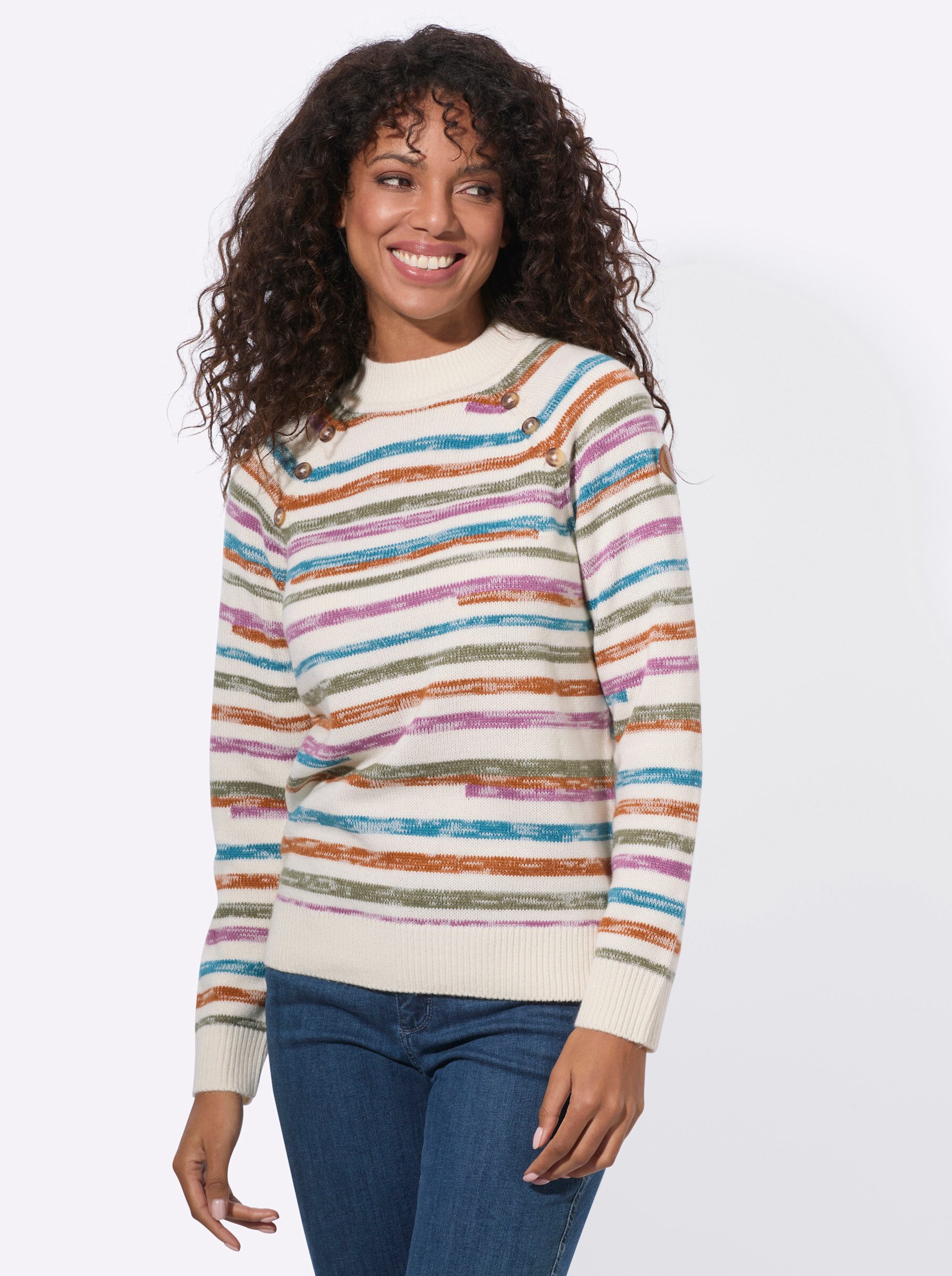 Strickpullover Langarm-Pullover Langarm Jersey