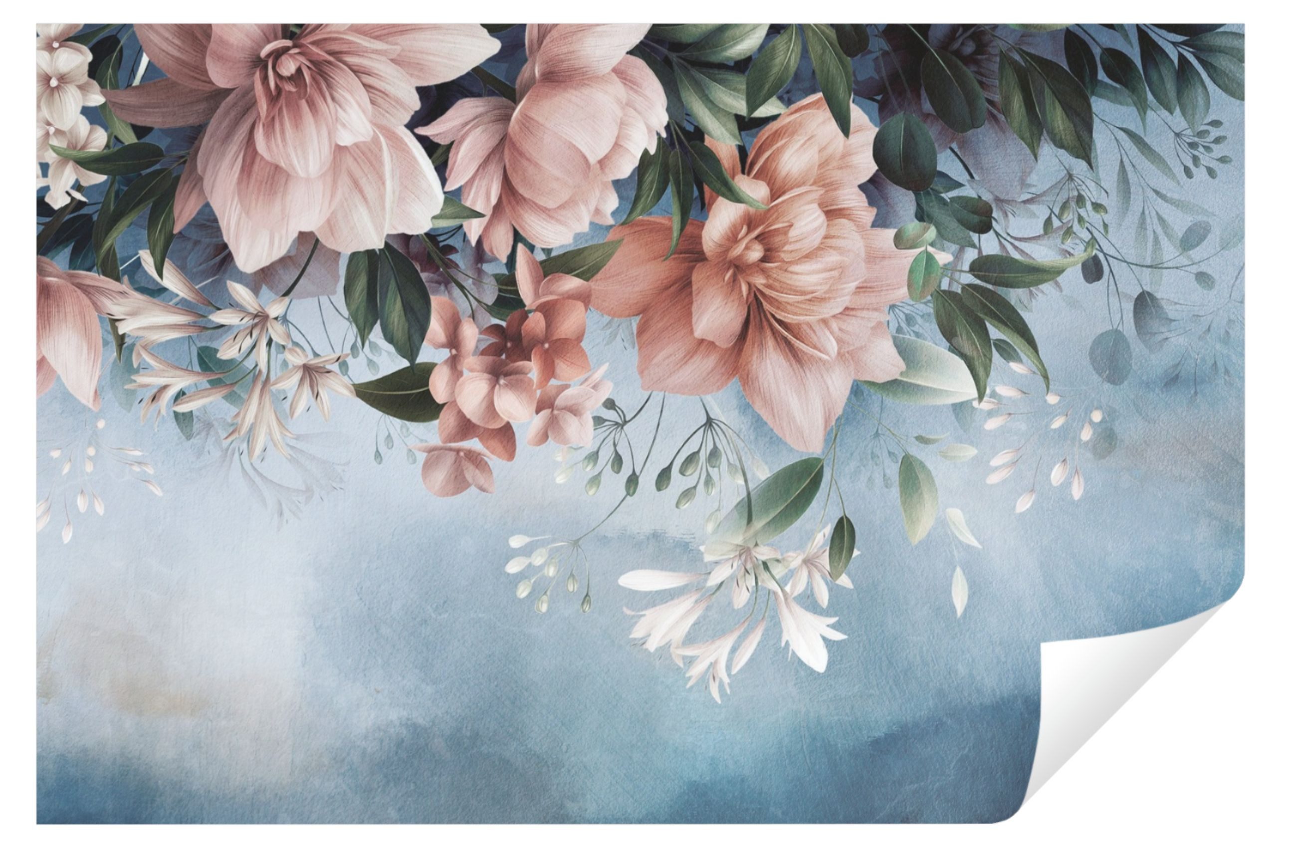 Wallarena Fototapete Blumen Blätter Vlies Tapete günstig online kaufen