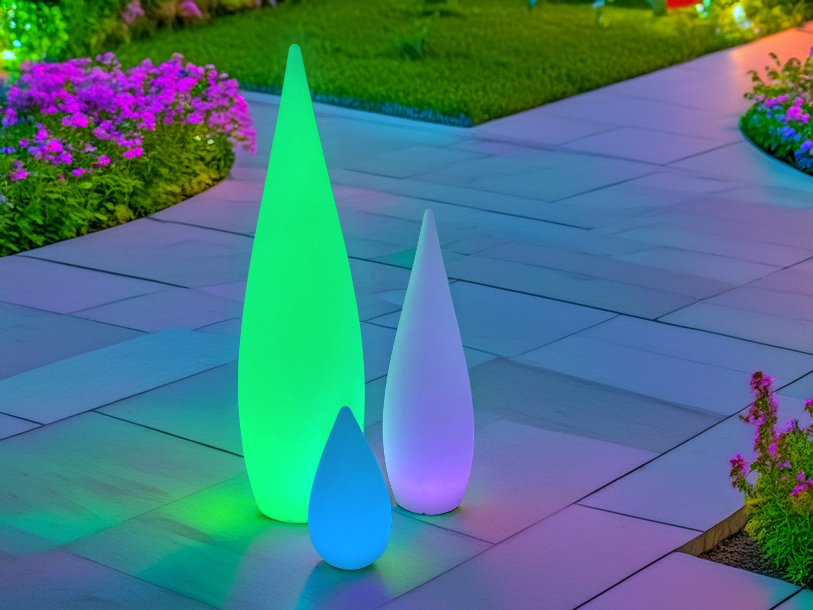 Reality Leuchten LED Gartenleuchte, Farbwechsel, LED günstig online kaufen