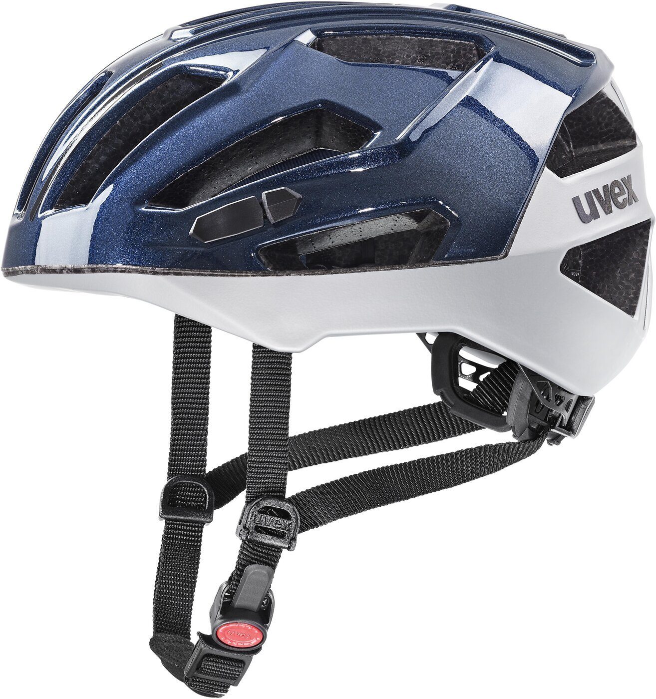 Fahrradhelm uvex gravel x DEEP SPACE - SILVER
