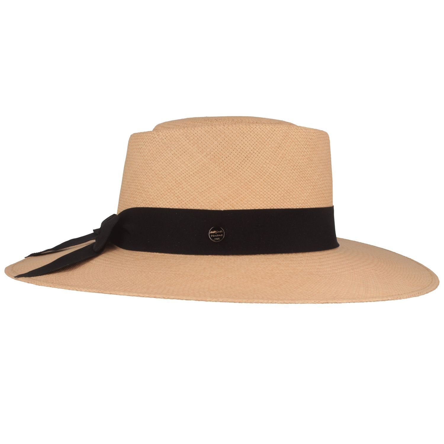 Breiter Strohhut Panama-Bolero mit Schleife & günstig online kaufen