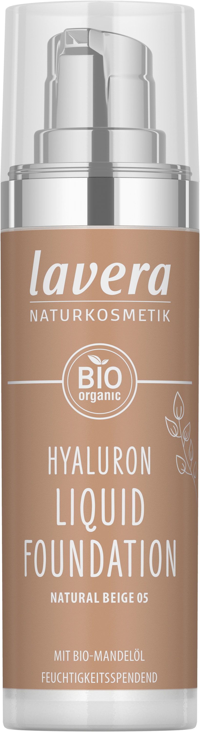 lavera Foundation Hyaluron Liquid Foundation -Cool Beige 4.5-