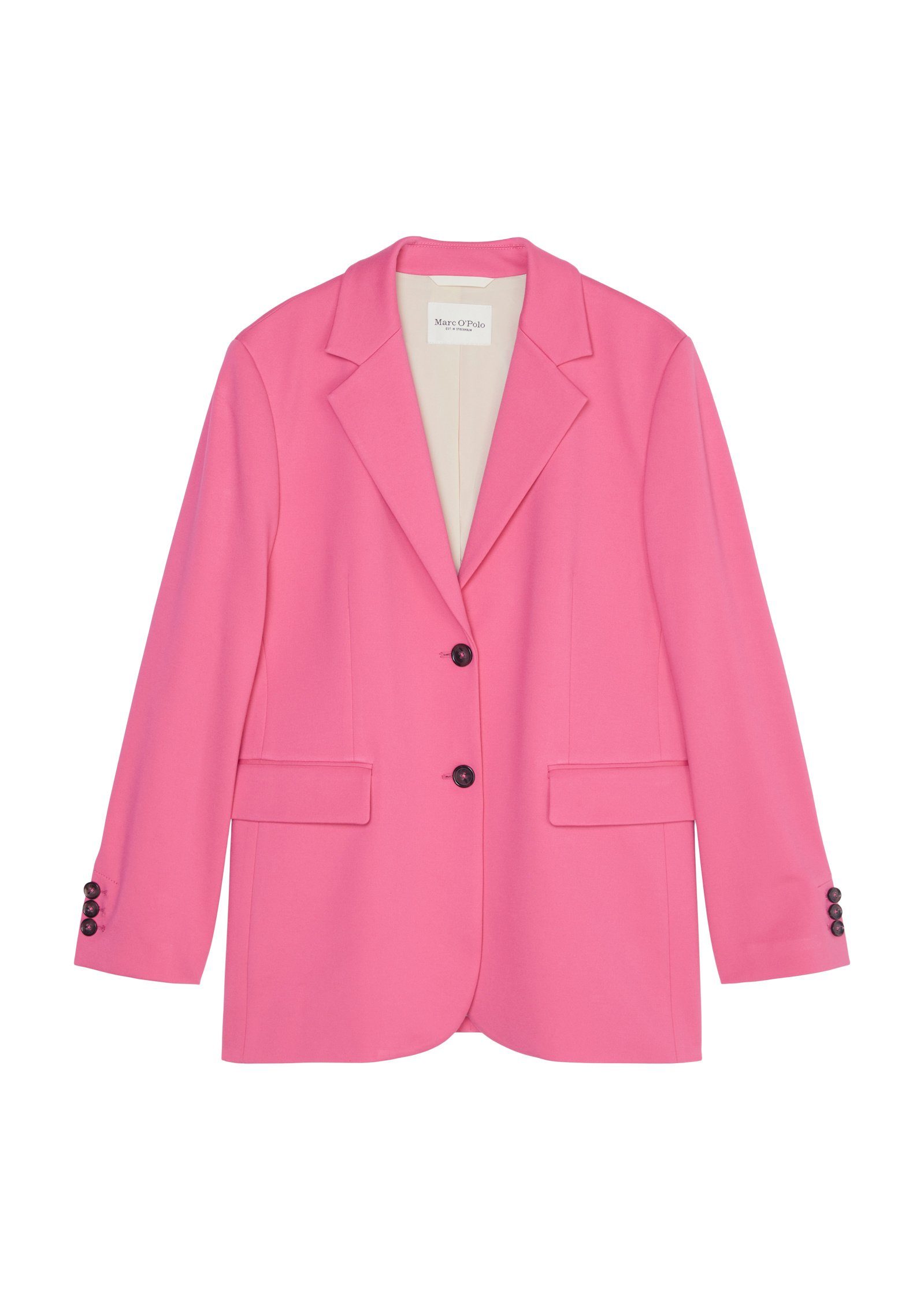 Marc O'Polo Longblazer aus rosa Interlock-Qualität