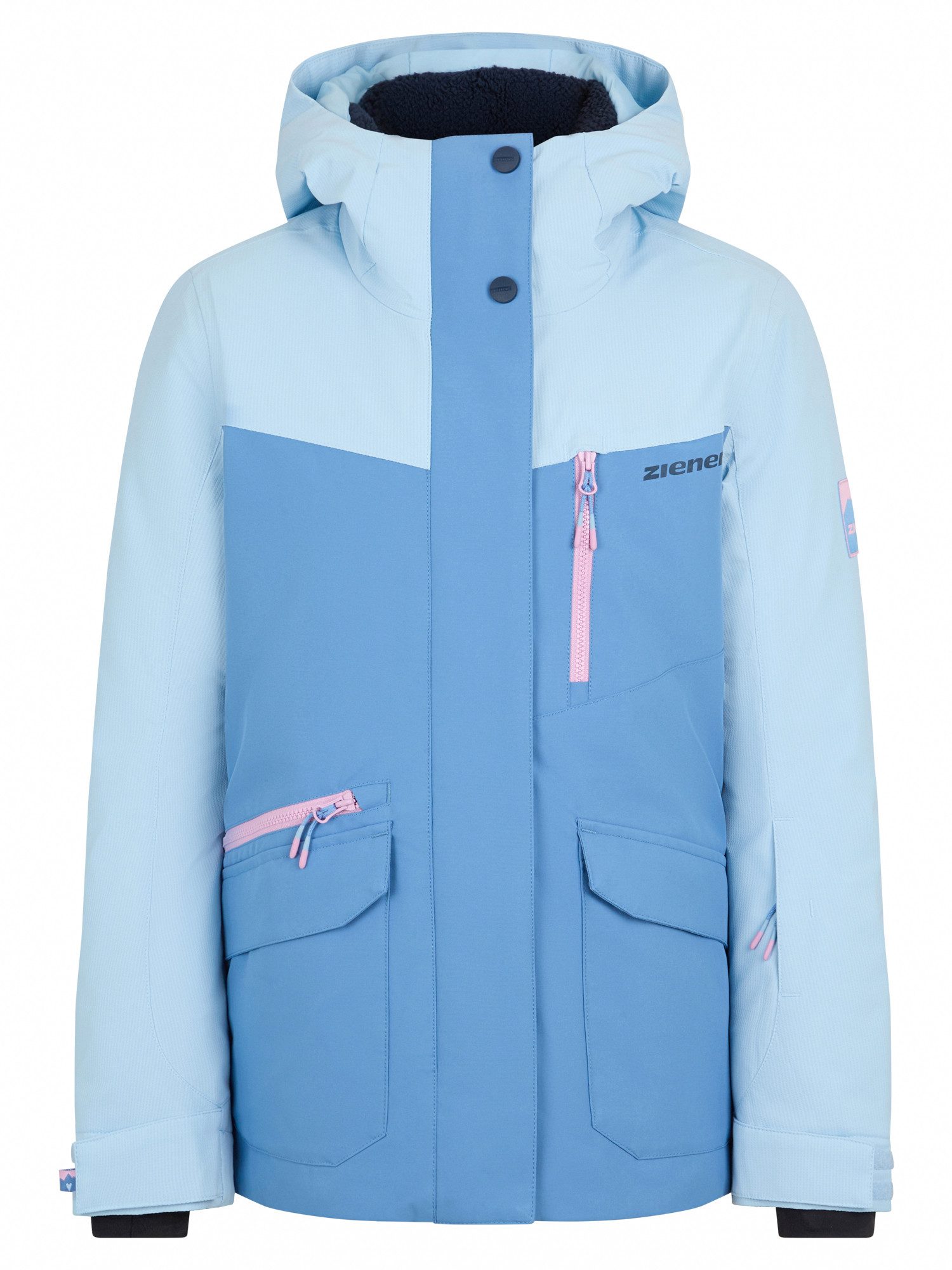 Ziener Skijacke AKONIA-Z AQUASHIELD® MÄDCHEN wasser- u. winddicht, atmungsaktiv, warm, reflektierende Elemente