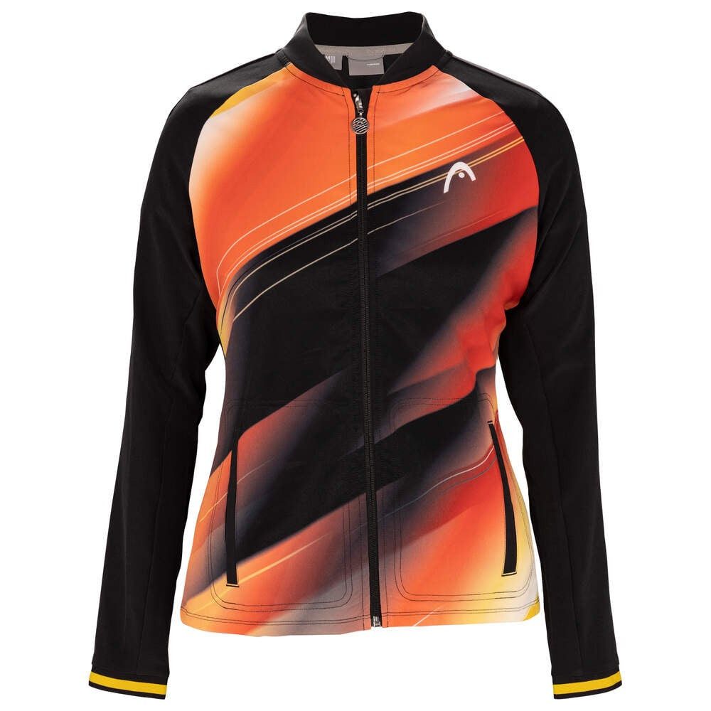 Tennisjacke DTB Breaker 2024 schwarz/bunt Damen
