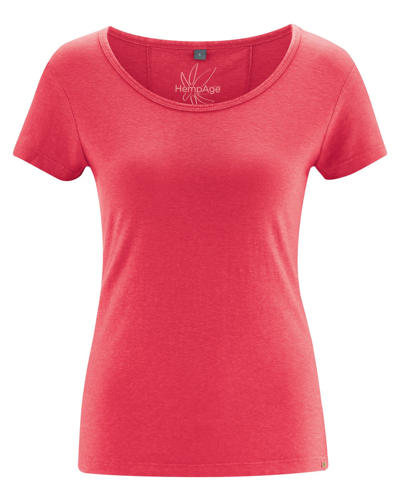 HempAge T-Shirt THC Exklusiv Damen T-Shirt Hanf/Biobaumwolle Normal FIt