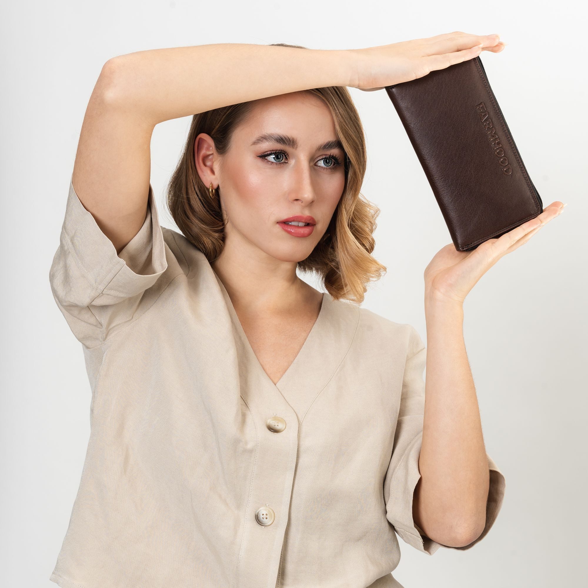 Farmhood Geldbörse Memphis, Leder günstig online kaufen