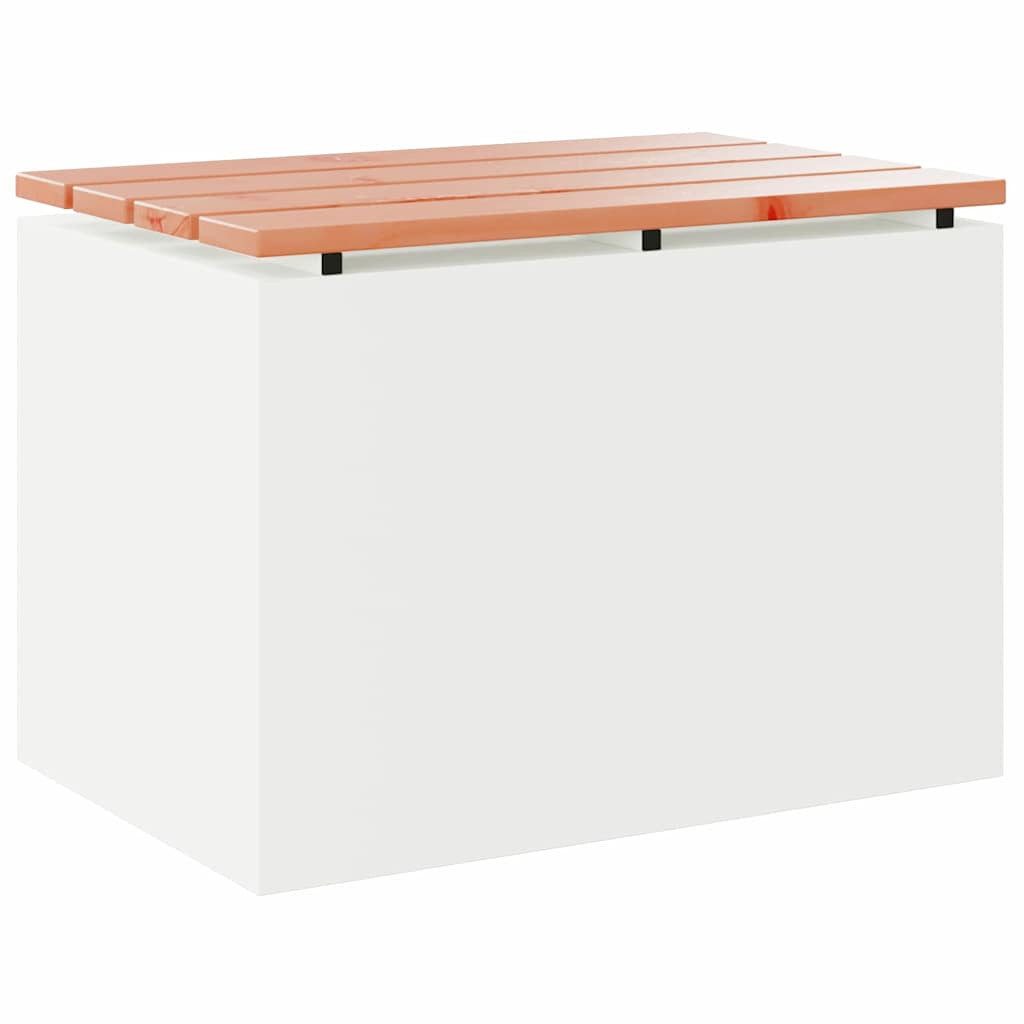 vidaXL Gartenbank Gartenbank Weiß 60 x 40 x 43 cm (1-St)