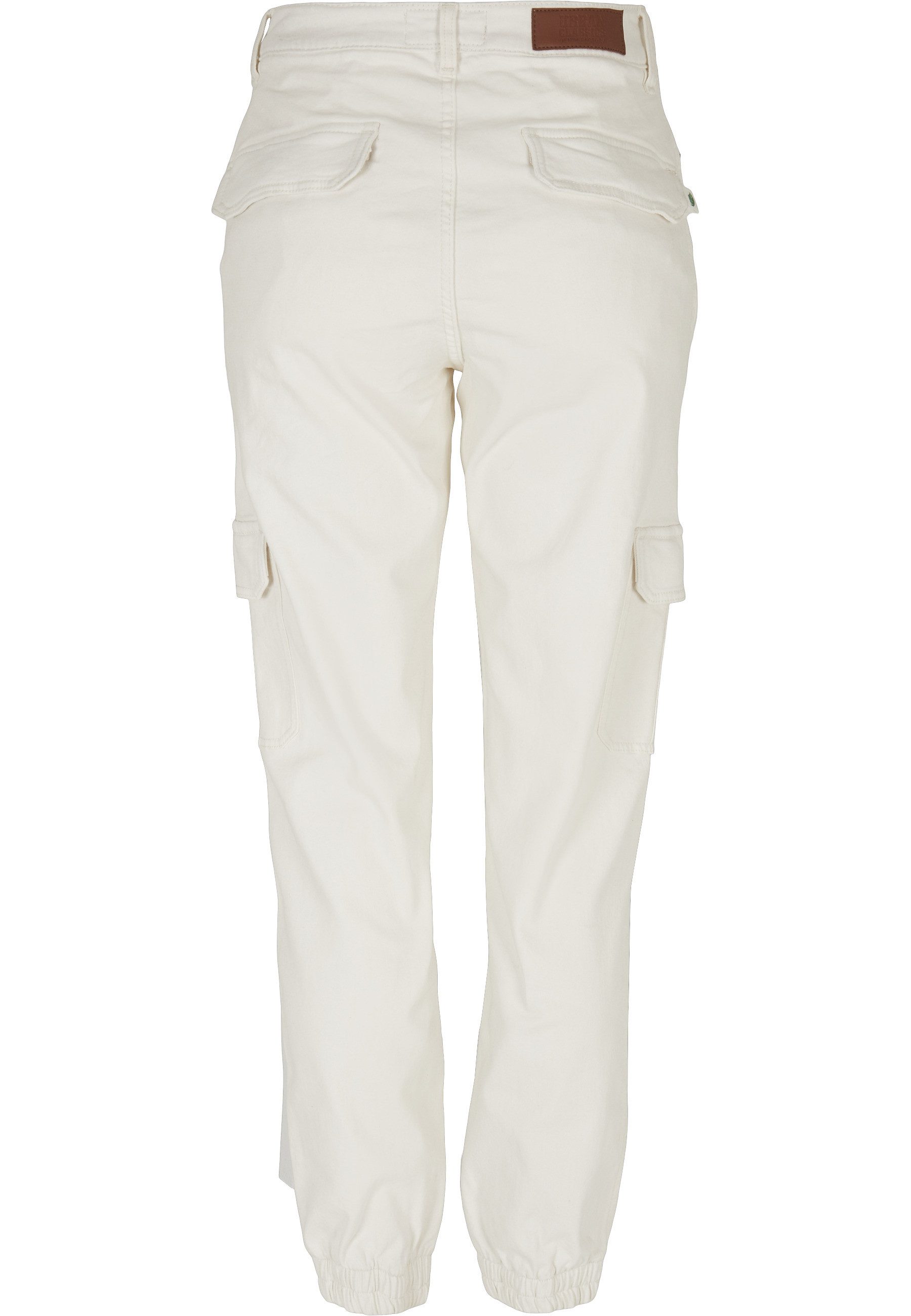 URBAN CLASSICS Stoffhose Urban Classics Damen Ladies Organic Stretch Denim Cargo Pants (1-tlg)