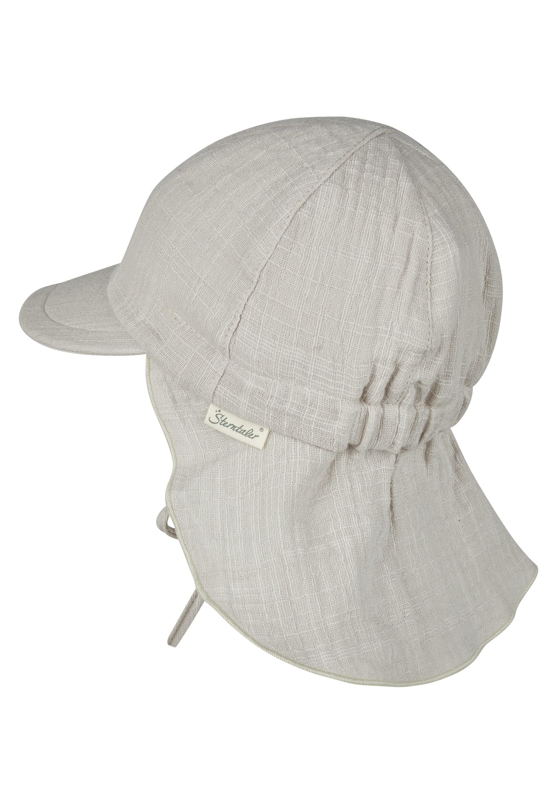 Sterntaler® Schirmmütze Schirmmütze mit Nackenschutz uni (1-St)