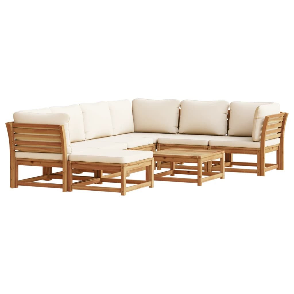 vidaXL Sofaelement 8-tlg. Garten-Lounge-Set mit Kissen günstig online kaufen