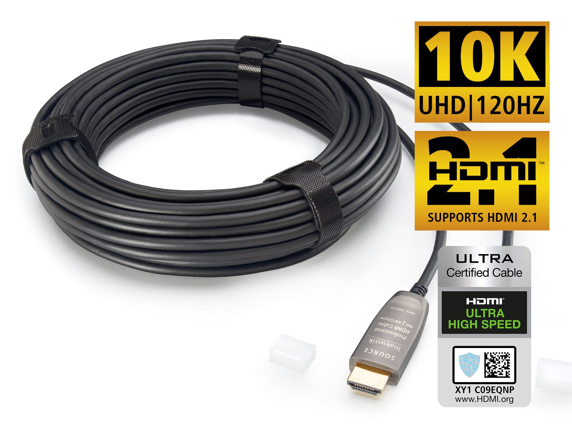 Inakustik Profi HDMI 2.1 LWL Kabel HDMI-Kabel, (800 cm)