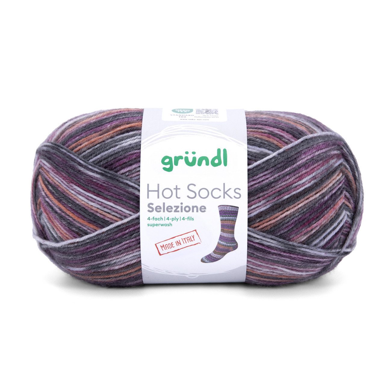 Gründl Gründl Sockenwolle Hot Socks 100 g 4-fach, Häkelwolle