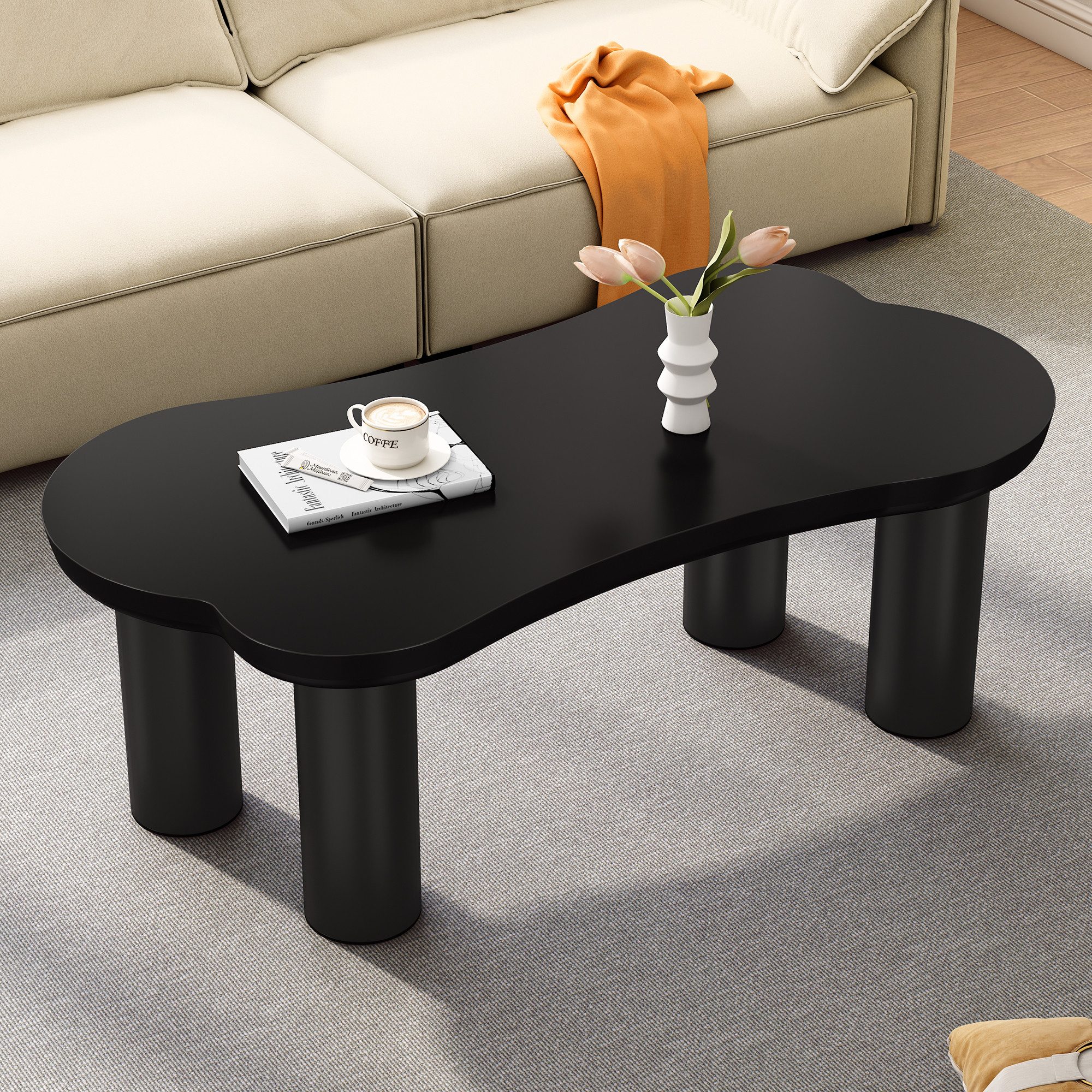 OKWISH Couchtisch Beistelltisch Scandi (Wohnzimmnertisch, 1-St), günstig online kaufen
