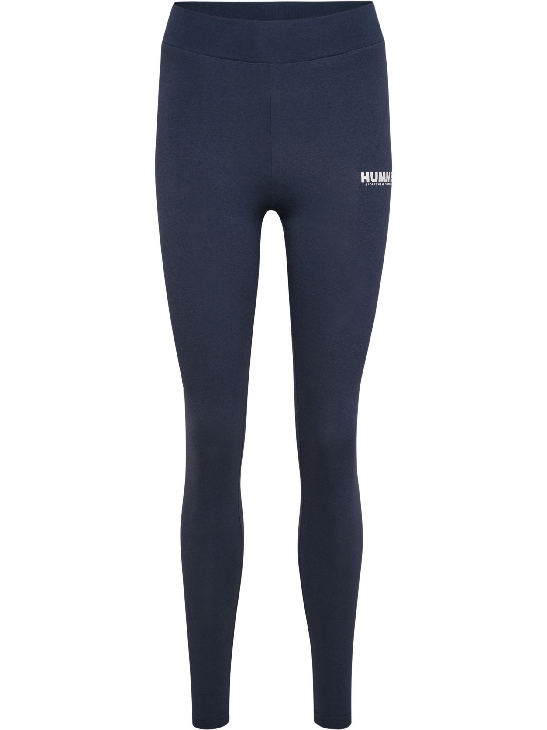 hummel Leggings Training High Waist Tight Fit Sport für Damen Baumwolle Slim fit unifarben elastisch Ohne Verschluss