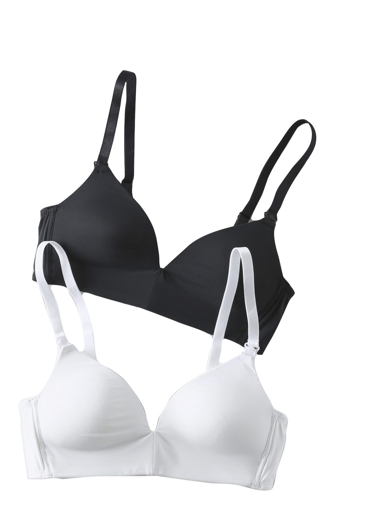 Still-BH 2er-Pack Still-BHs, Mikrofaser und Spitze