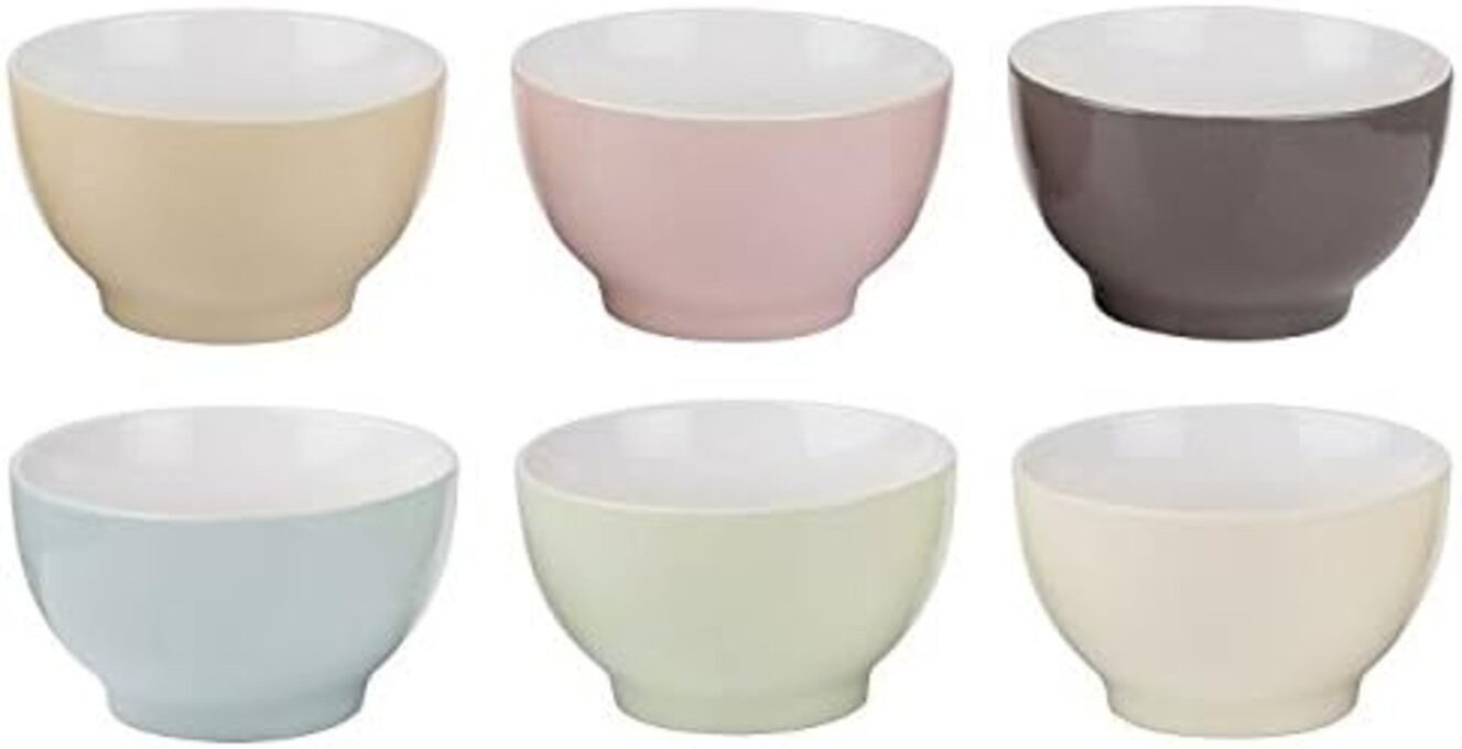 EK Germany Müslischale Müslischale soft, ø 14 cm, Porzellan, Farbe zufällig, 1 Stück, (1-tlg)