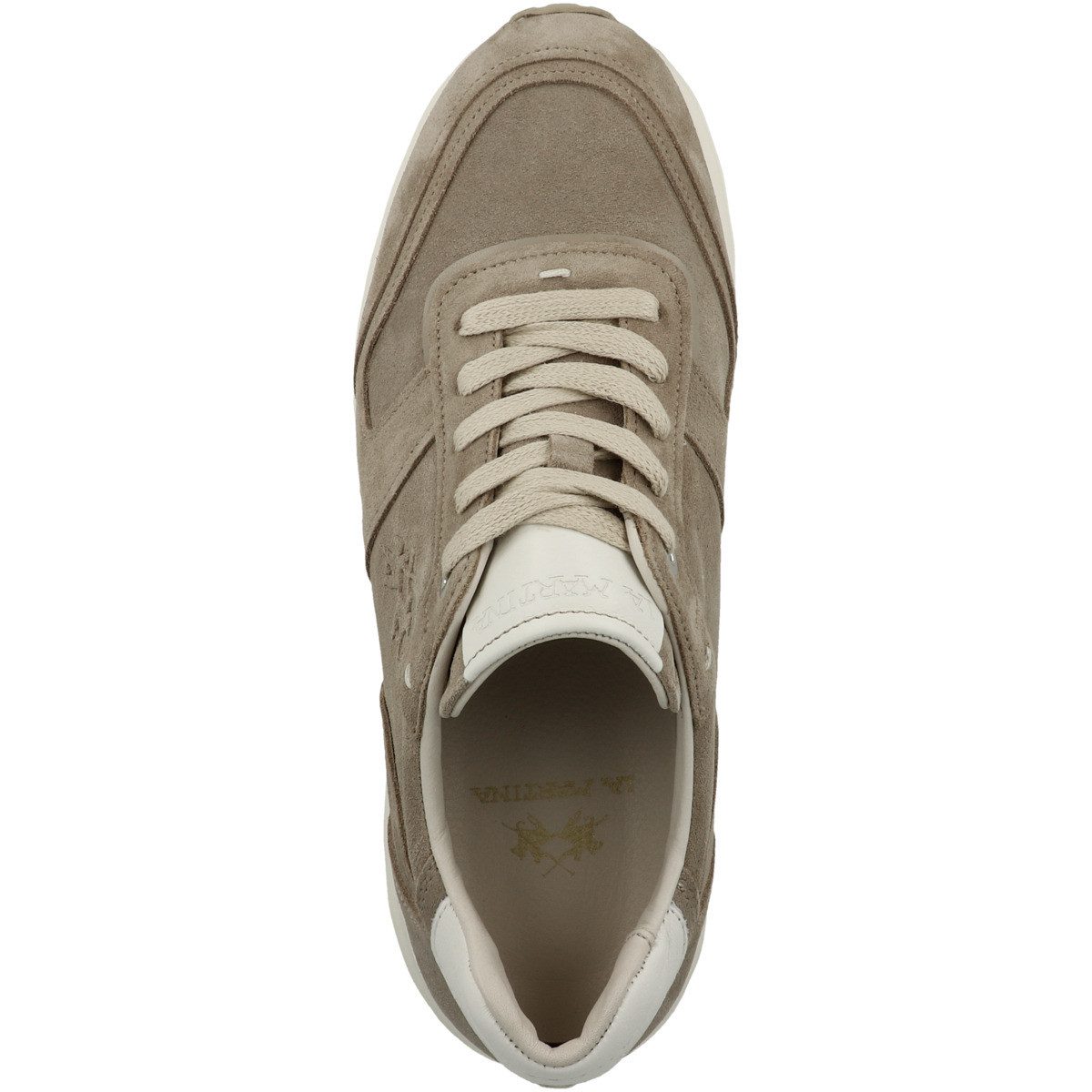 La Martina LFM261 Herren Sneaker Turnschuhe, Sportschuhe, Freizeitschuhe, Halbschuhe, Schnürschuhe
