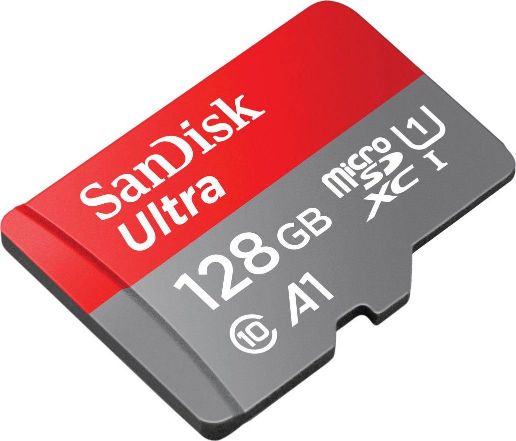 Sandisk Ultra microSDXC Speicherkarte (128 GB, Class 10, Adapter)