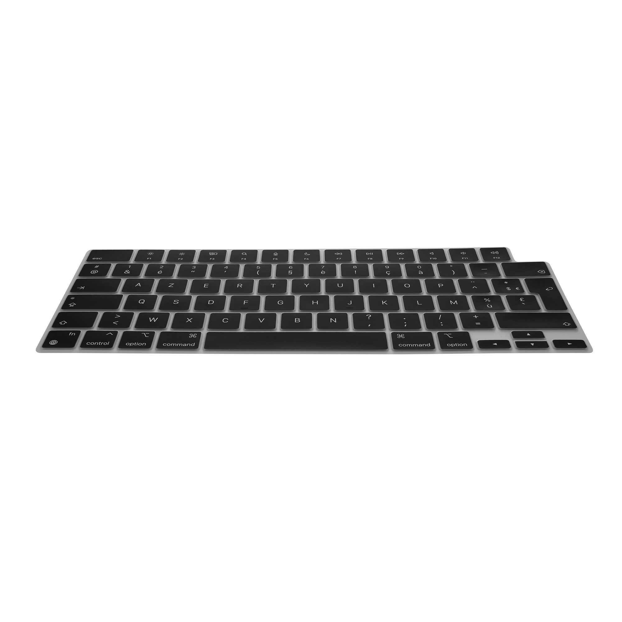 kwmobile Schutz-Set Tastaturschutz für Apple MacBook Air 13 M5 2026 A3449, AZERTY (Frankreich, Belgien) Silikon Laptop Abdeckung