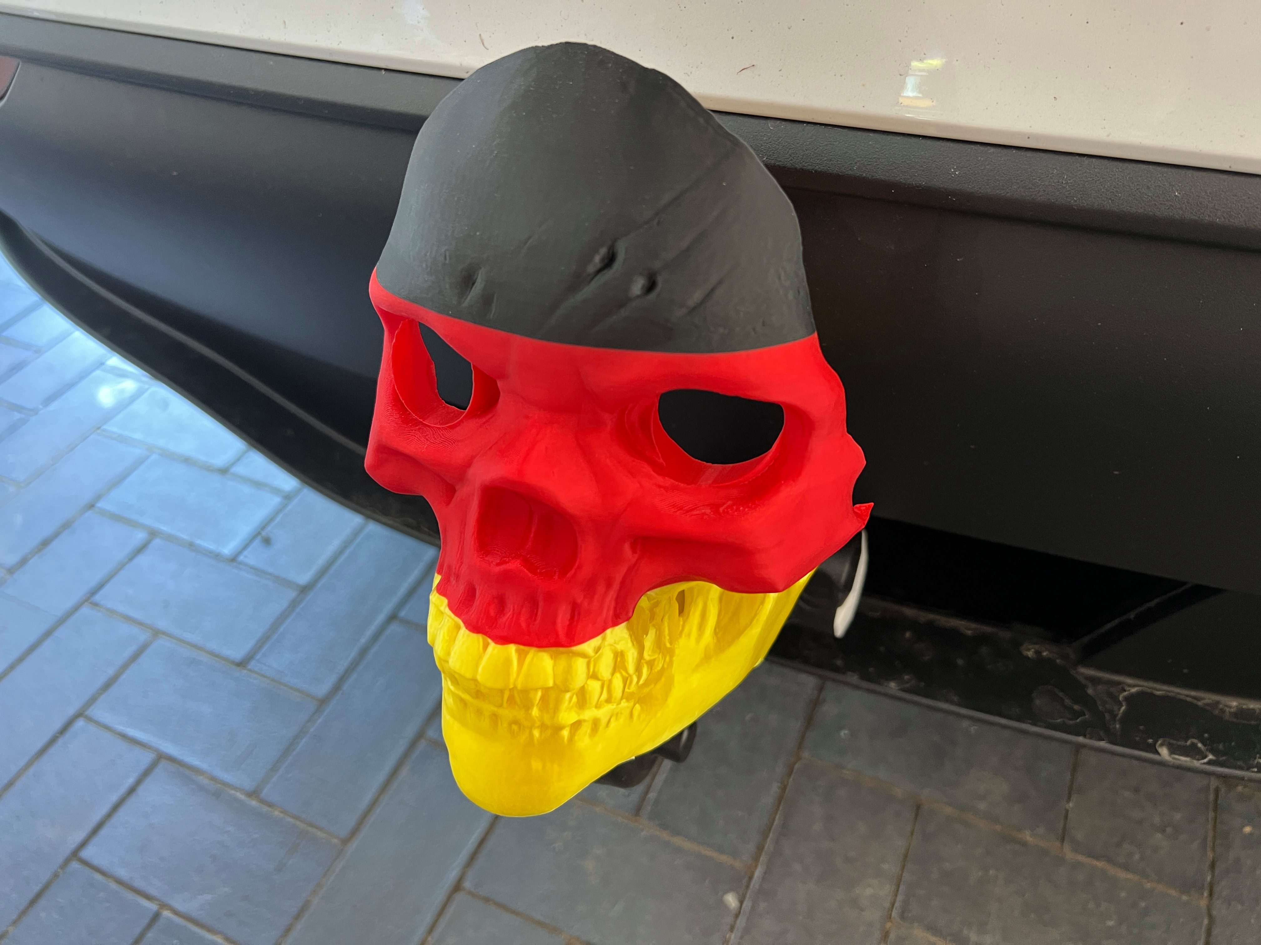 eXODA Anhänger Abdeckung Schutzkappe Totenkopf mit Schraubgewinde