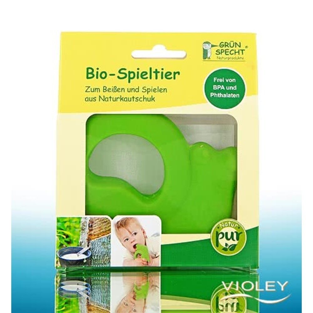 GRÜNSPECHT Beißring Grünspecht Bio Spieltier Schnecke, Unterstützt den natürlichen Zahnungsprozess