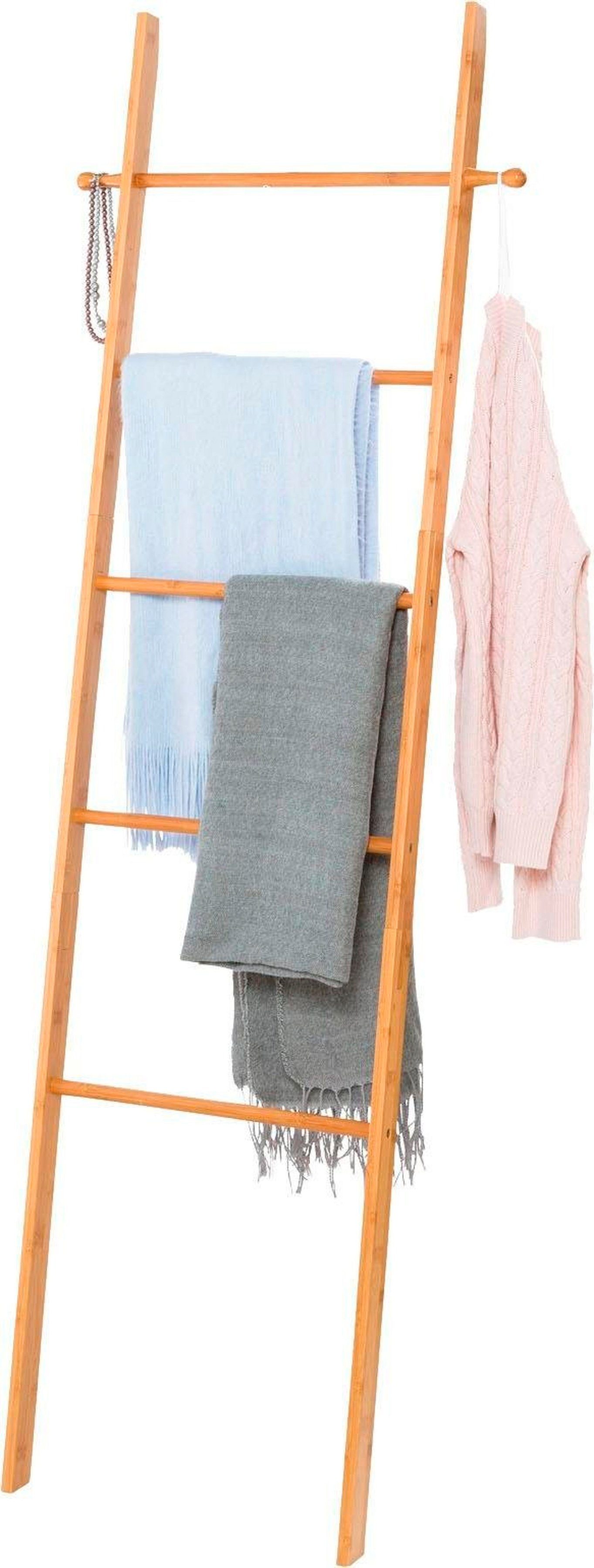 WENKO Handtuchleiter Bahari, Bambus, Handtuchhalter günstig online kaufen