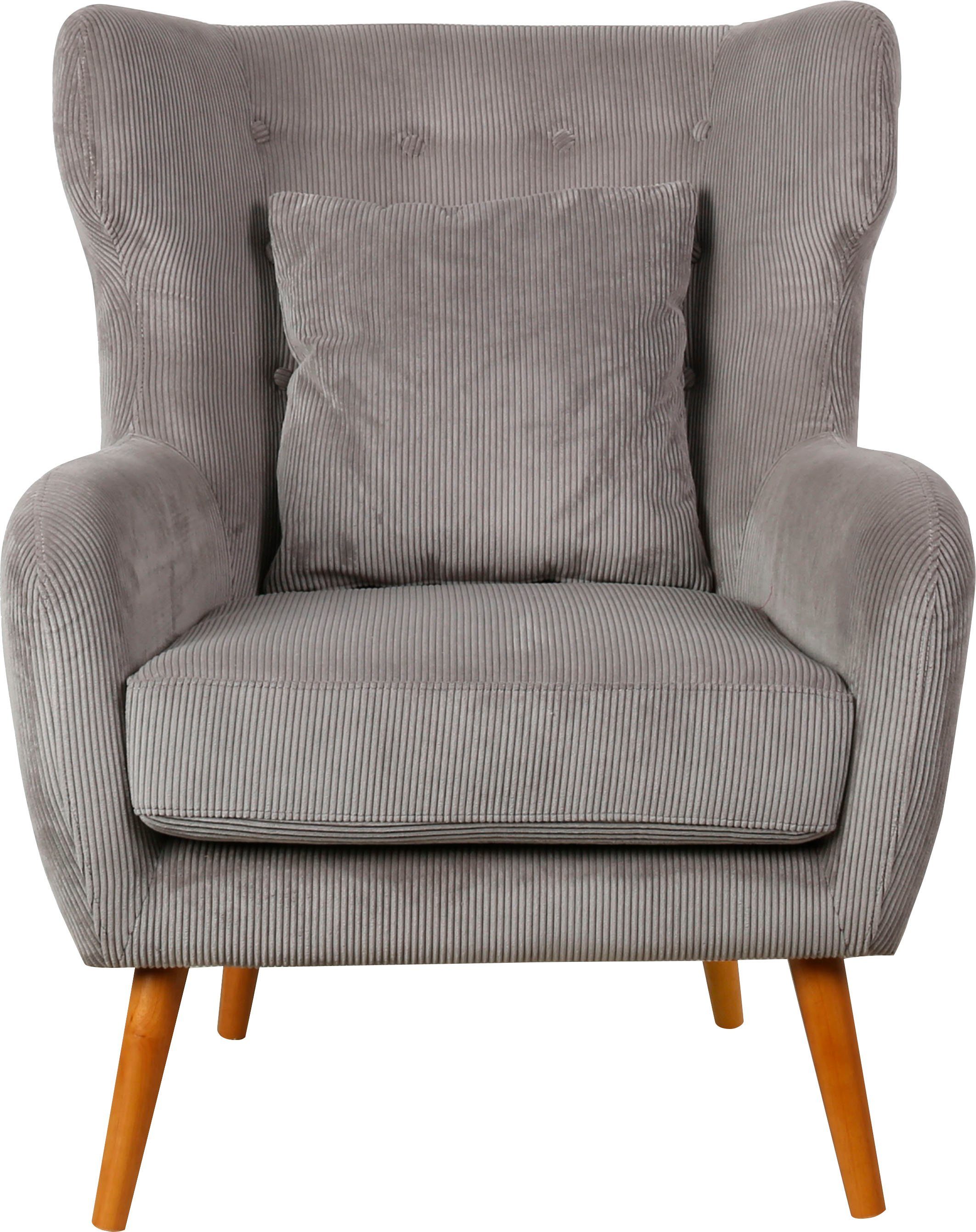 Home affaire Ohrensessel Yamuna, mit Sitzpolsterung, günstig online kaufen