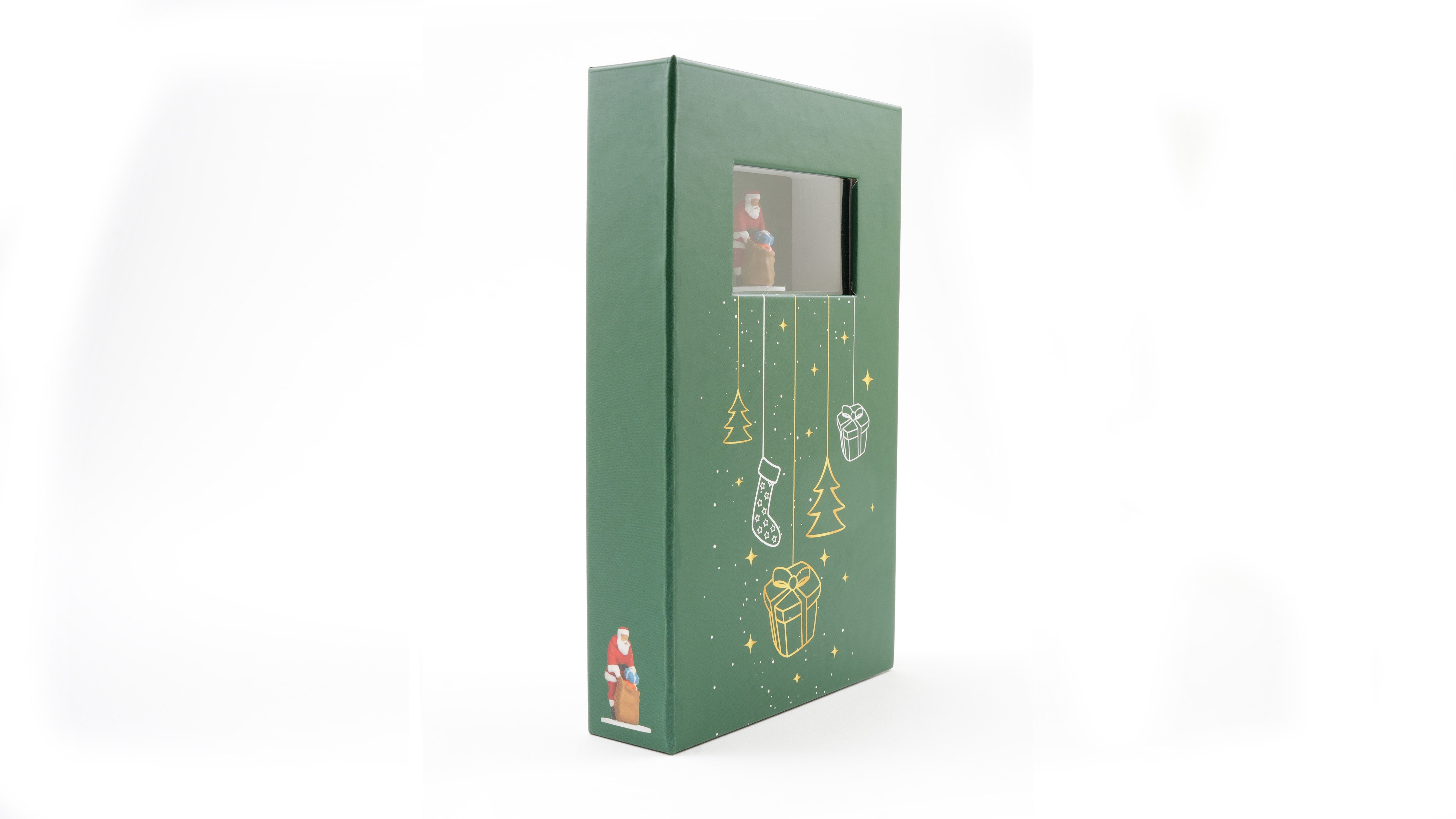 NOCH Dekofigur Geschenkbox mit Miniaturfigur für Hochzeit, Geburtstag & mehr, Highlight mit Miniaturfigur im Maßstab 1:76 ca. 2,5 cm hoch