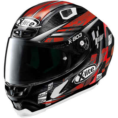 X-lite Motorradhelm X-Lite X-803 RS Ultra Carbon MotoGP Carbon / Rot Integralhelm L