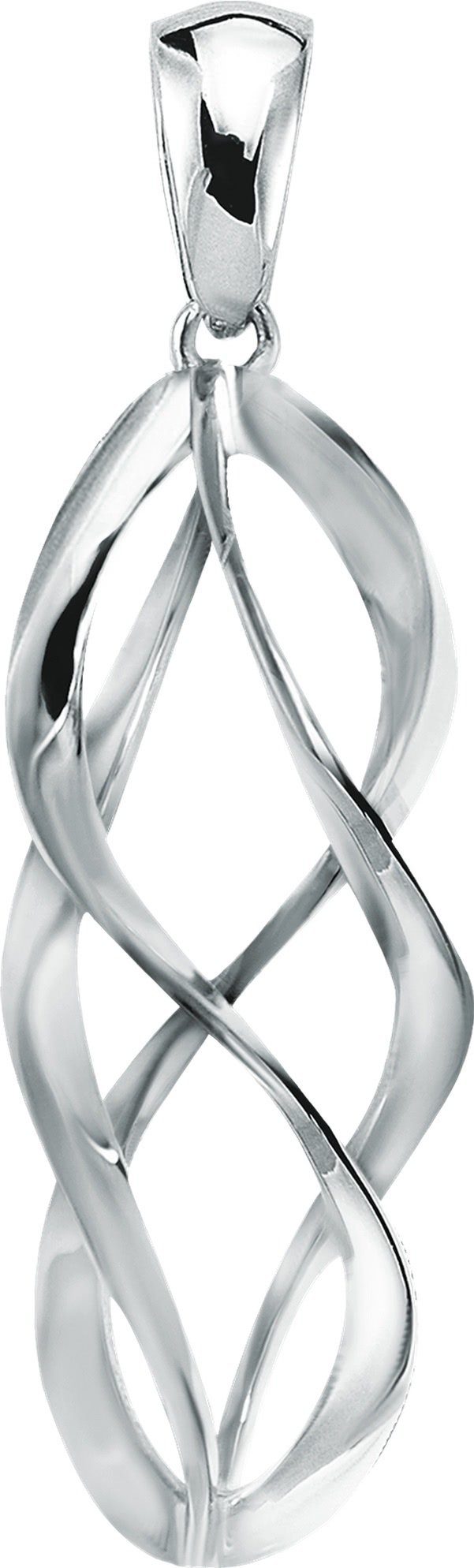 Balia Kettenanhänger Balia Damen Kettenanhänger Silber, Kettenanhänger (Spirale) ca. 3,8cm, 925 Sterling Silber