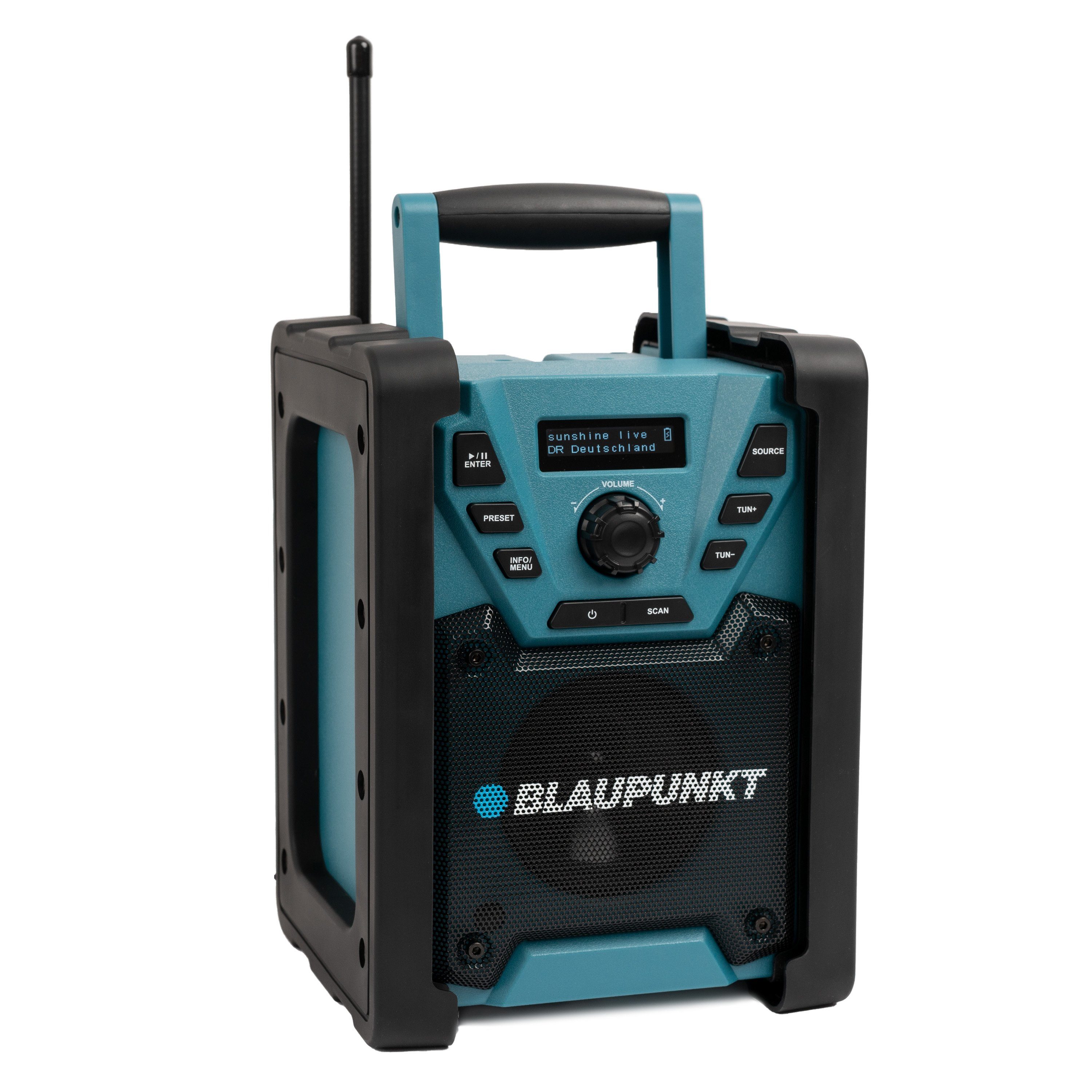 UKW, Blaupunkt Senderspeicher Bluetooth, DAB+ W, (Digitalradio 5,00 40 (DAB), BSR 200 Baustellenradio 20 Senderspeicher / UKW, AUX-IN)