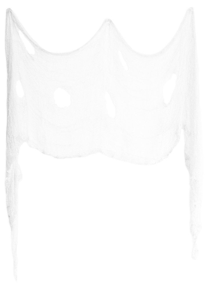 Funny Fashion Dekostoff Lumpenstoff Spinnennetz 400 x 76 cm, We
