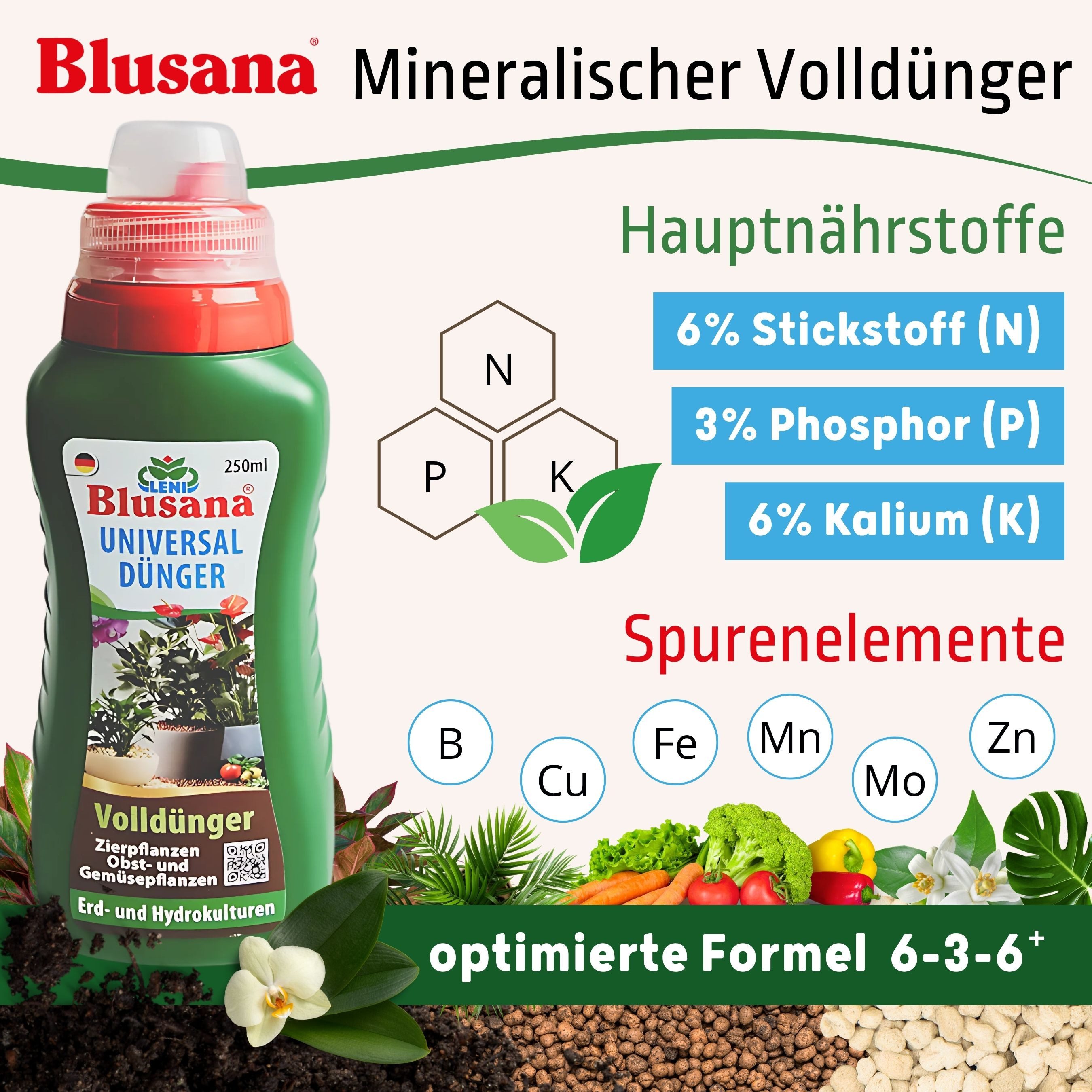 LENI Blumentopf Atlas Blumentopf Kunststoff matt 11/09 Hydro-Komplettset 4er-Pack Weiß (Hydrokultur-Set, Übertopf, Kulturtopf, Gießanzeige, Substrat vorgedüngt, – Bild 4 von 5