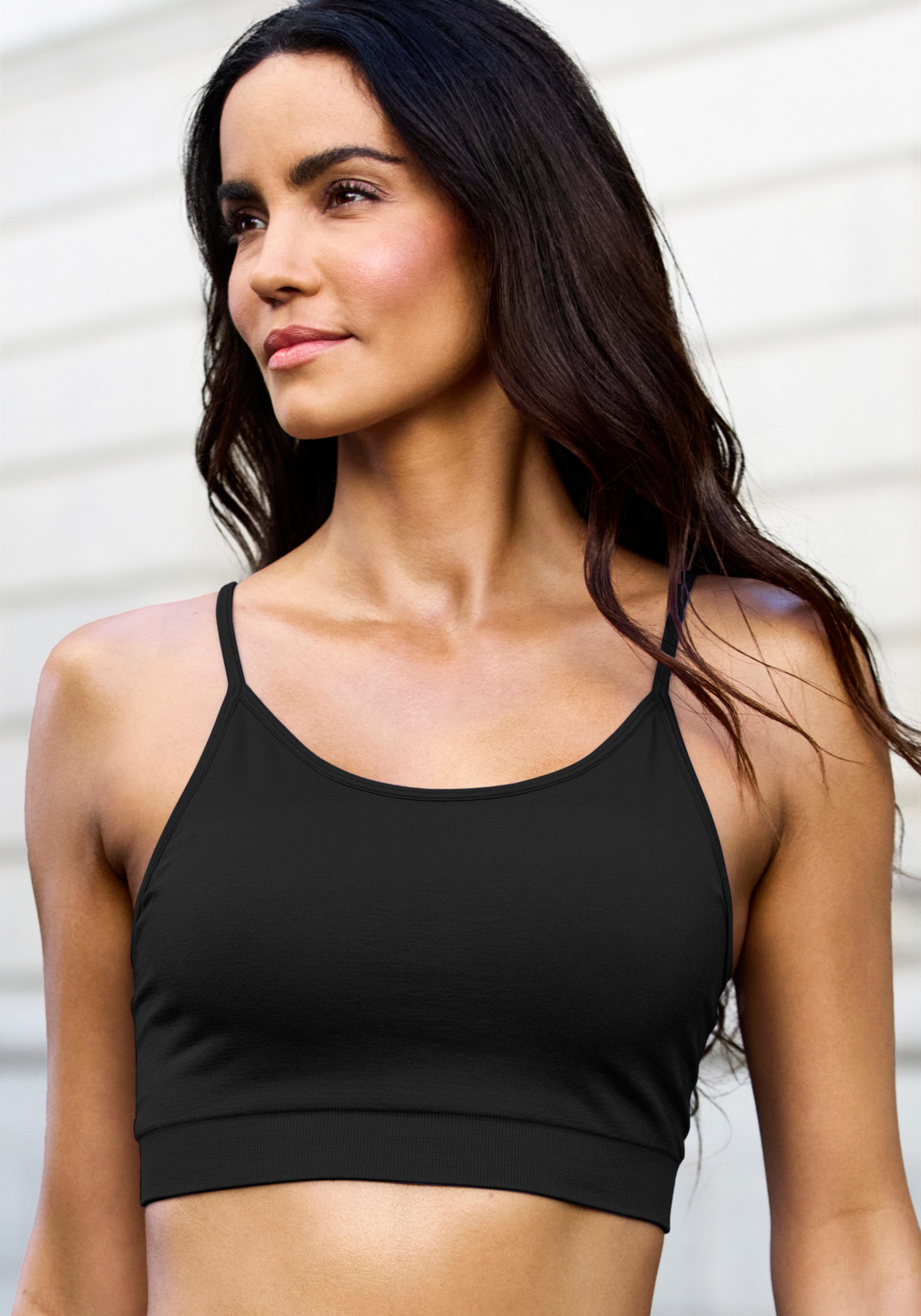 Copenhagen Studios Crop-Top mit integrierten Cups