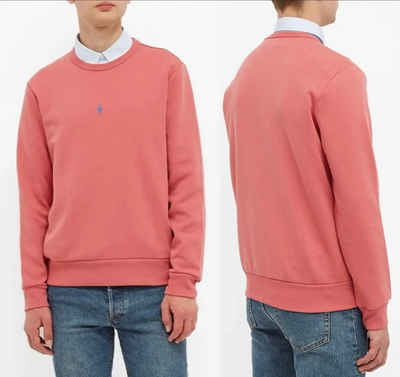 Ralph Lauren Sweatshirt POLO RALPH LAUREN Double Knit Sweater Sweatshirt Jumper Pulli Retro Pu