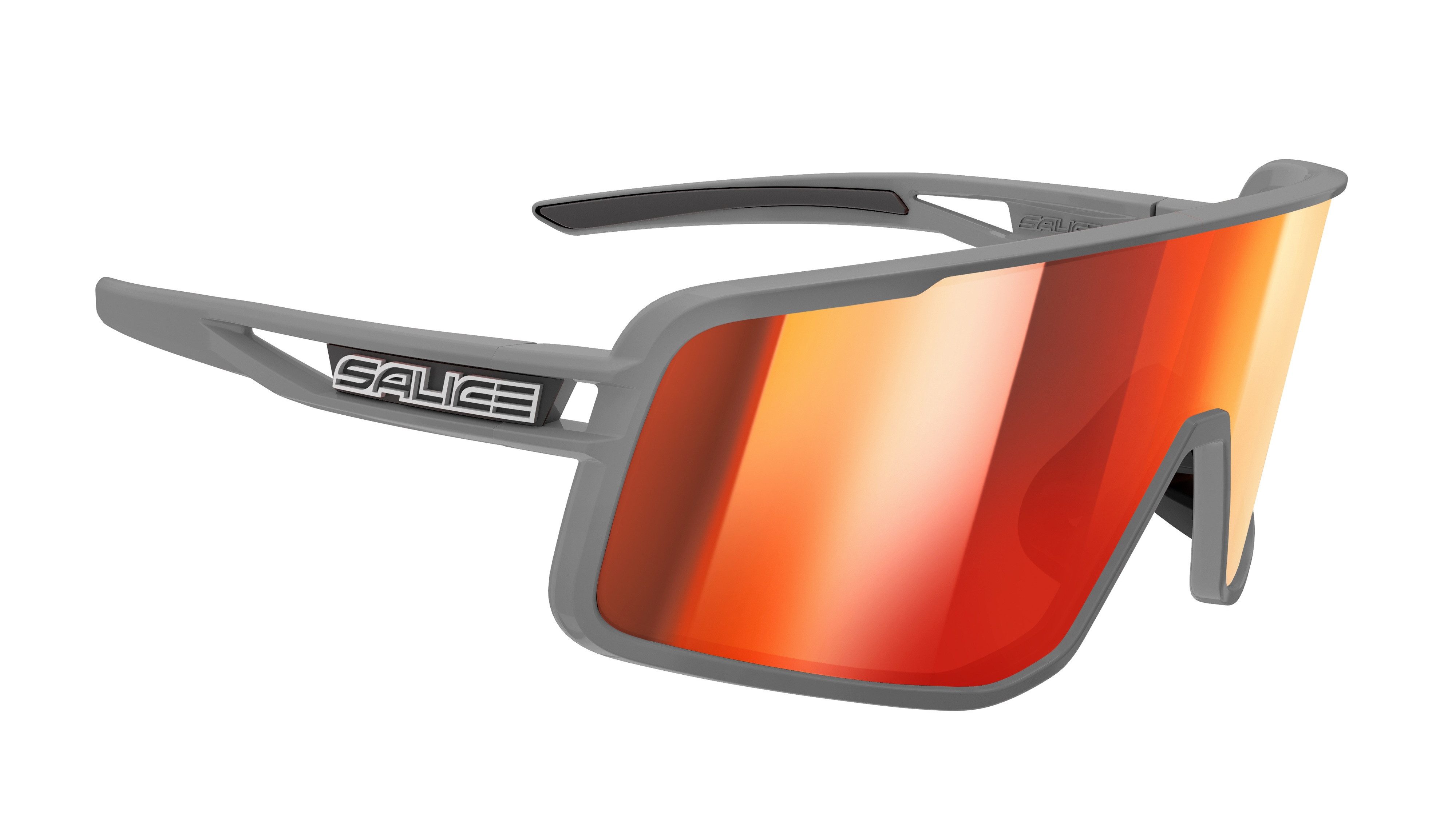Salice Sonnenbrille 022RW (Glasscheibe: Hydrophobic RW Rot) grau/rot - 1 Brille
