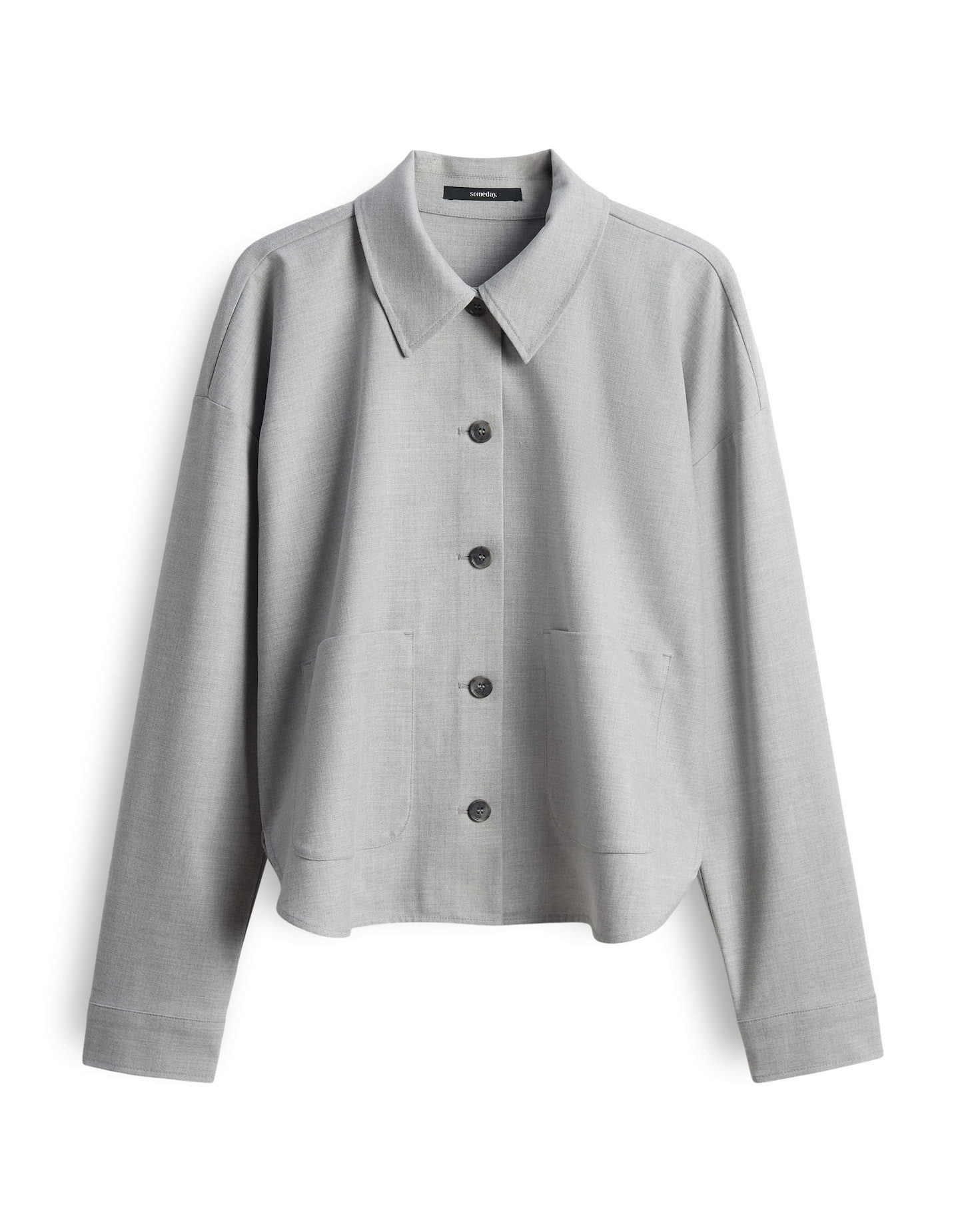 someday Hemdbluse ZAARI Regular Boxy Hemdbluse aus weichem Flanell Fließend günstig online kaufen