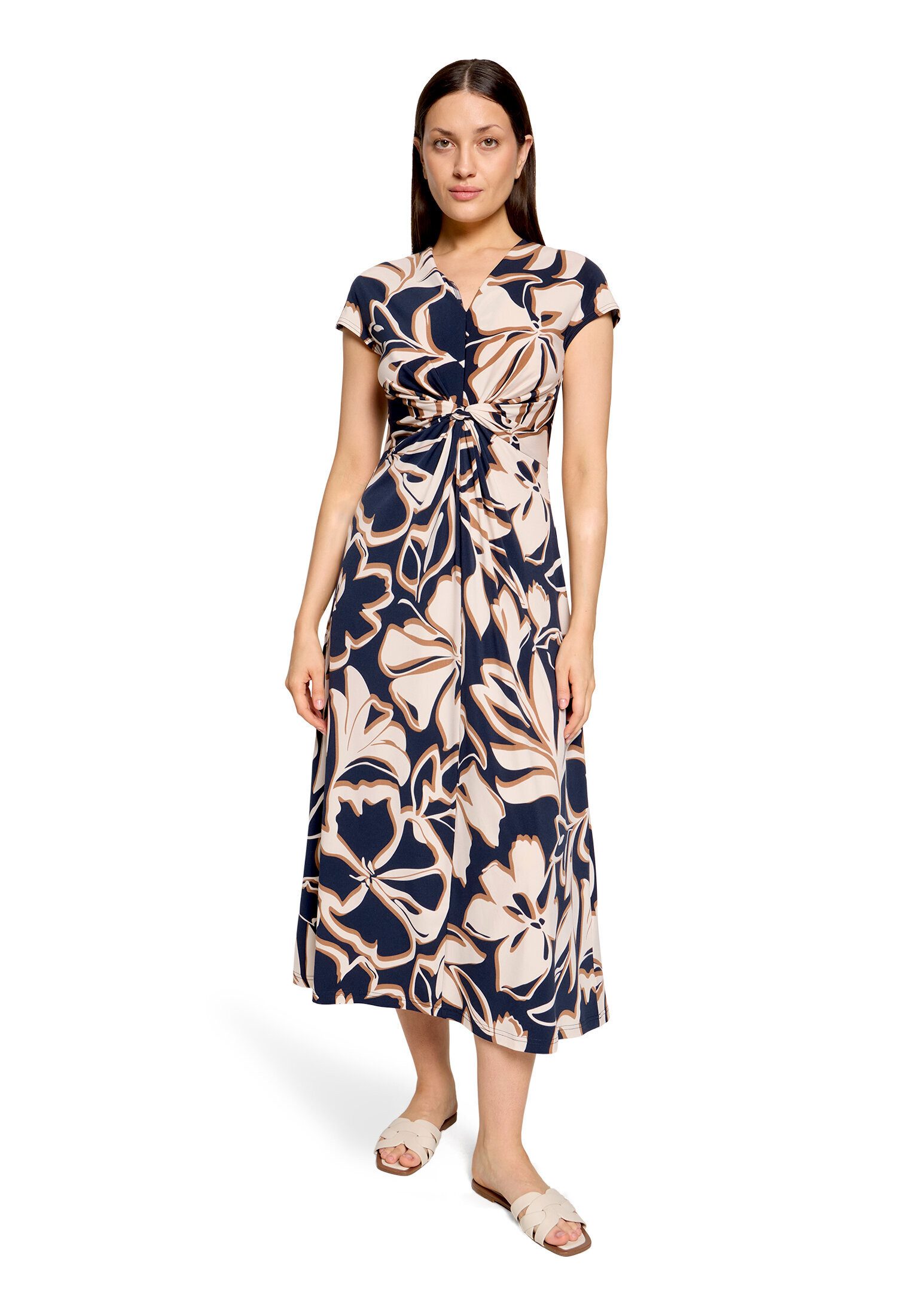 Betty Barclay Midikleid Damen mit Raffung
