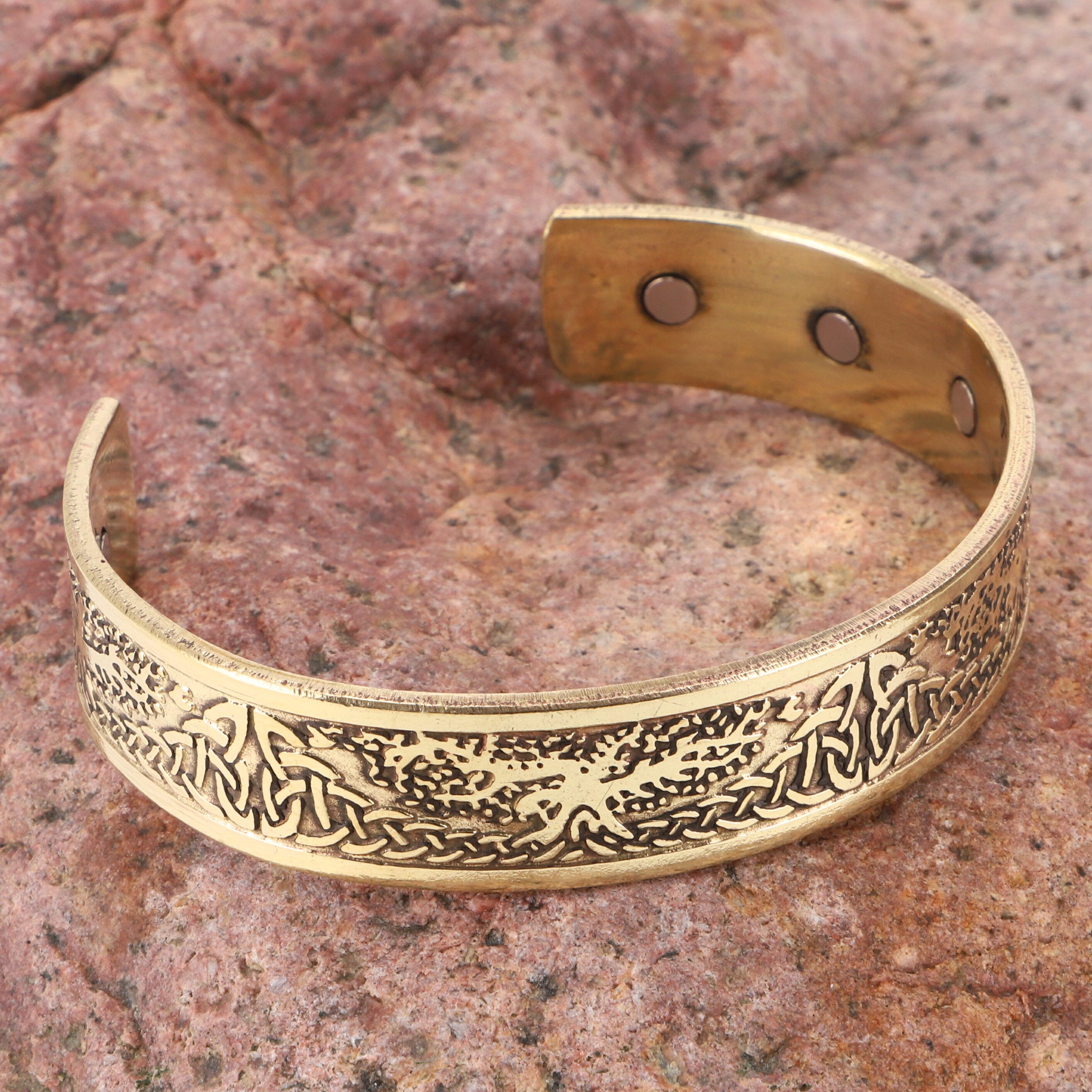 Guru-Shop Armreif Tribal Armspange, goldener Vintage günstig online kaufen