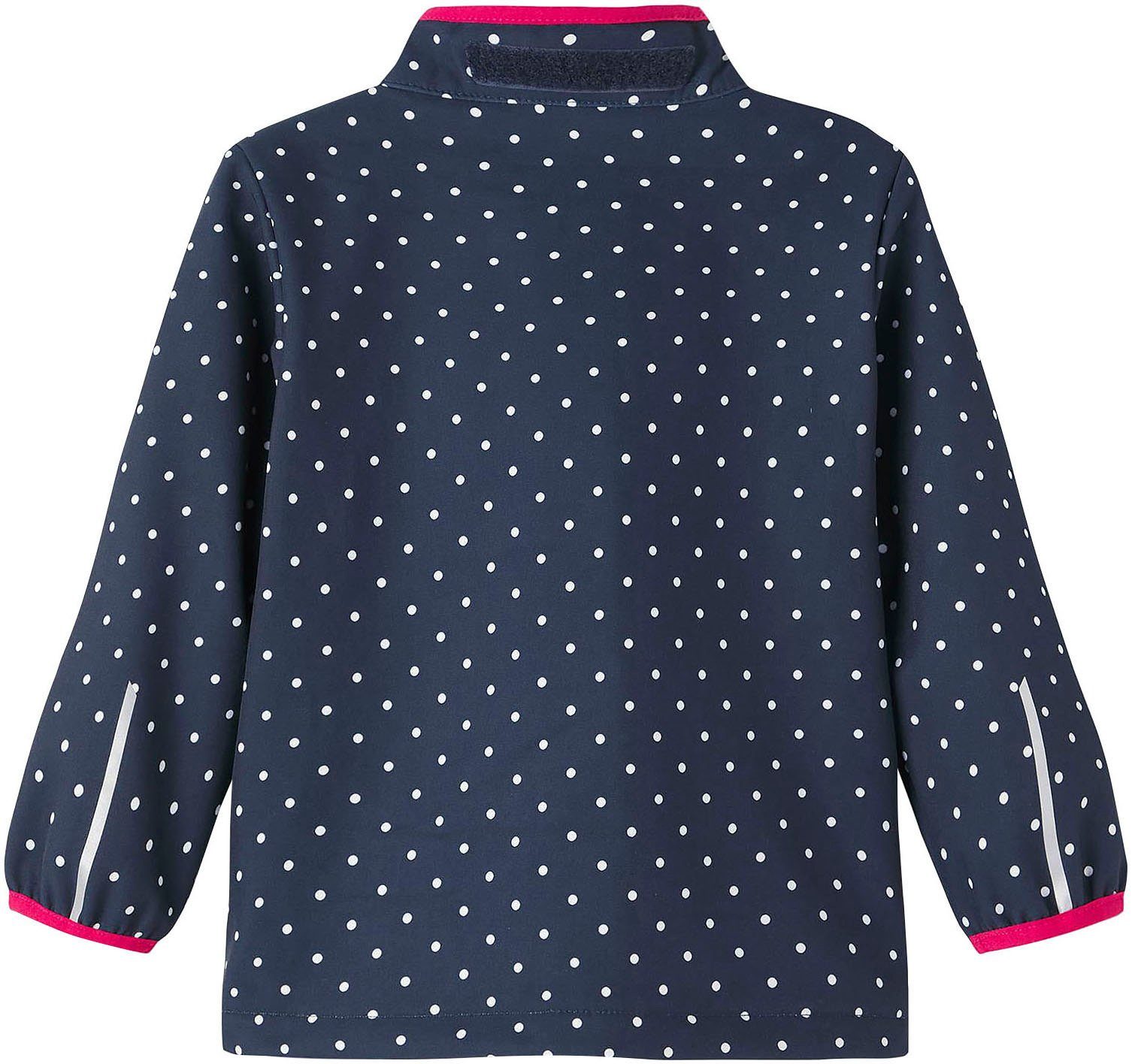 Details SOFTSHELL DOT NMFMALTA JACKET Name reflektierenden It FO mit dekorativen, Softshelljacke