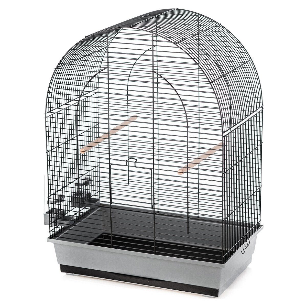 Vogelkäfig Vogelkäfig Lusi 3 grau/schwarz