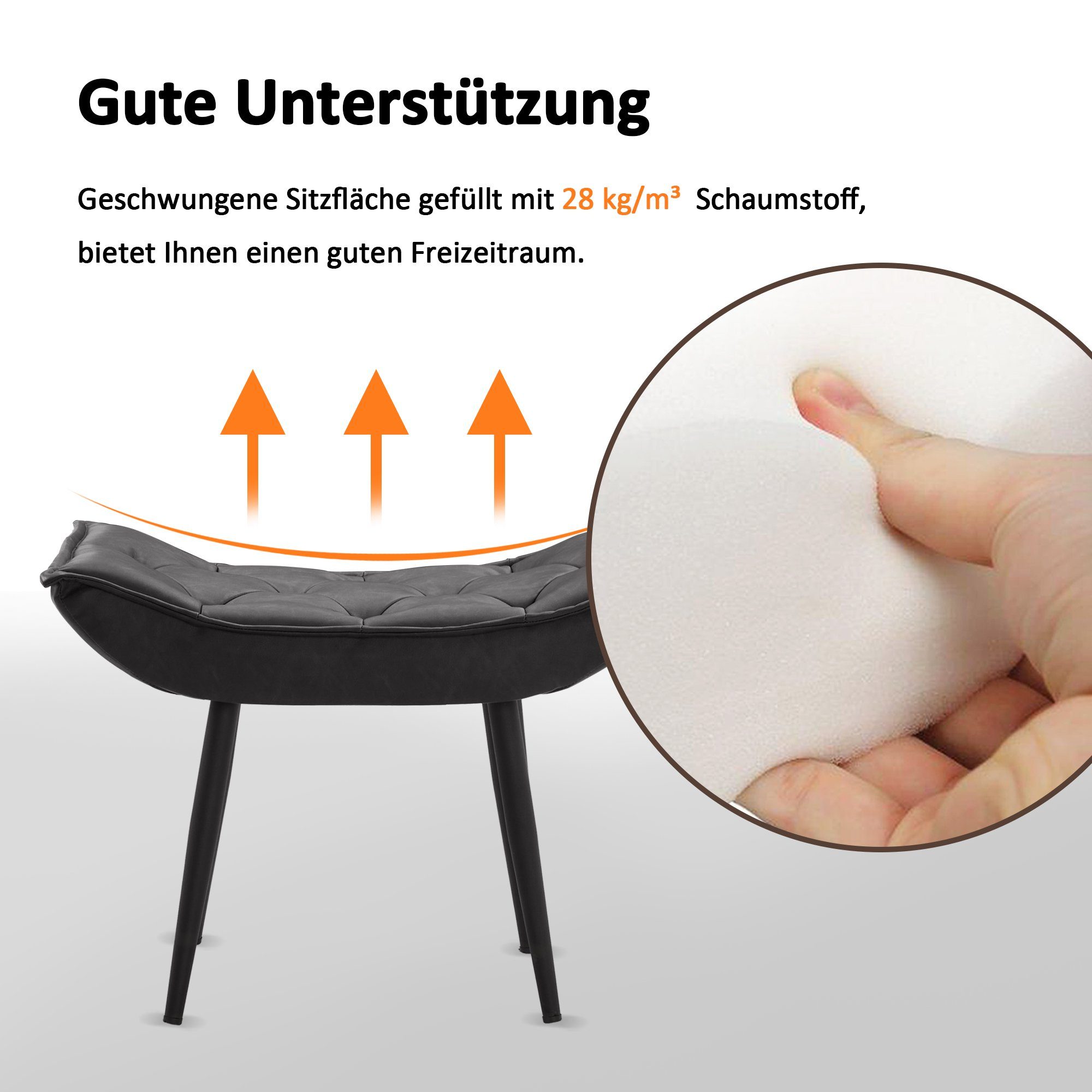 MCombo Relaxsessel MCombo Relaxsessel Lesesessel Loungesessel 4778/79, mit Relaxfunktion