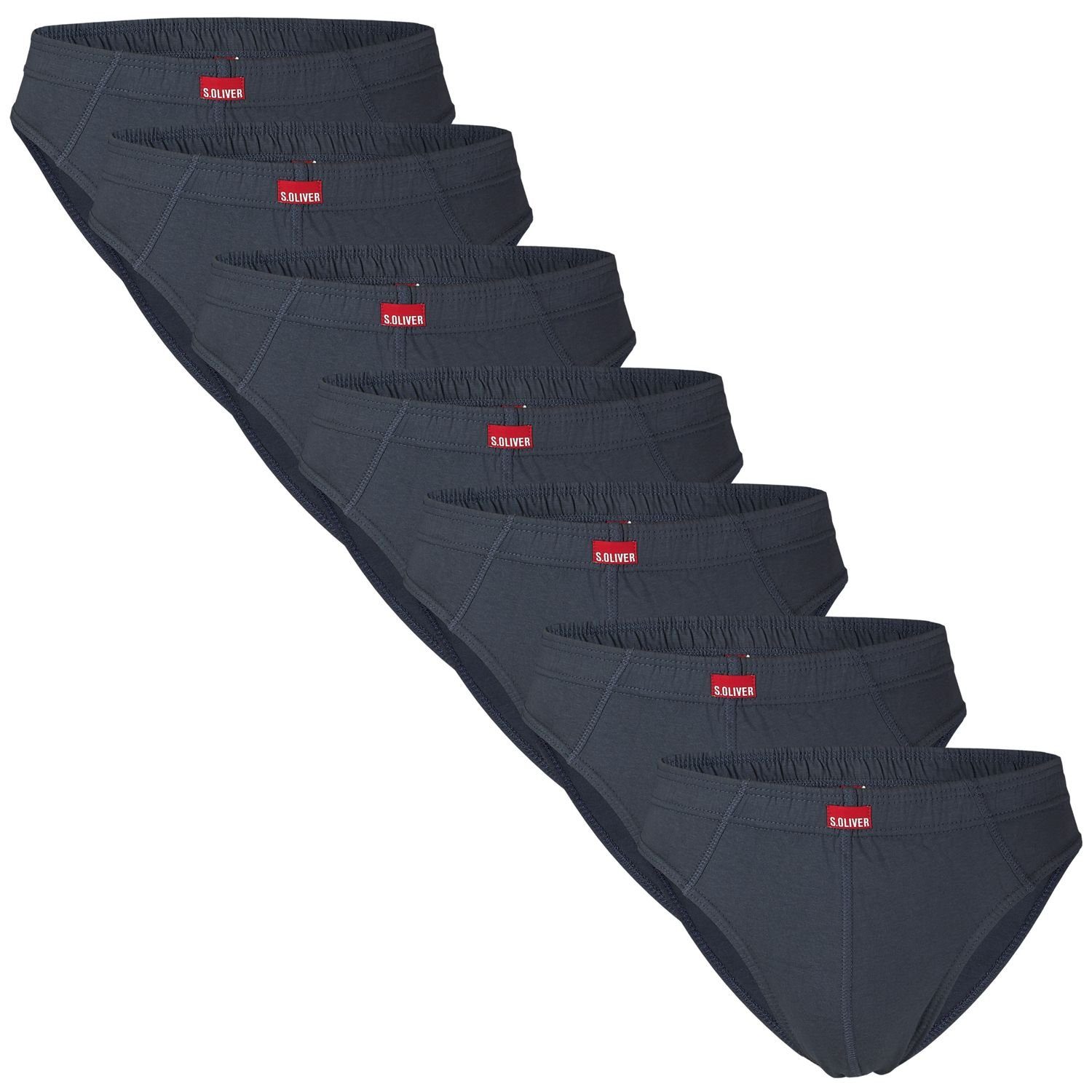 s.Oliver Slip (7 Stück) Change Daily Herren Slips ohne Eingriff im 7er