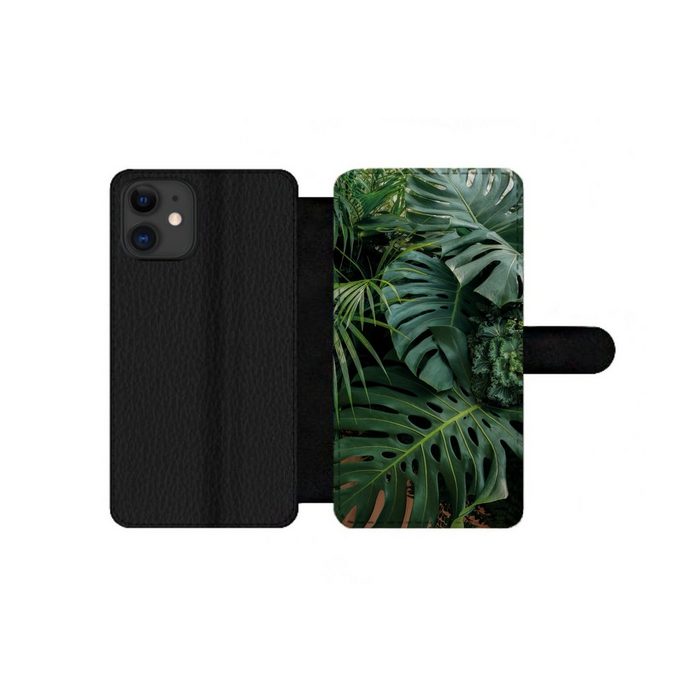 MuchoWow Handyhülle Pflanzen - Dschungel - Blätter - Tropisch Handyhülle Telefonhülle Apple iPhone 12 Pro