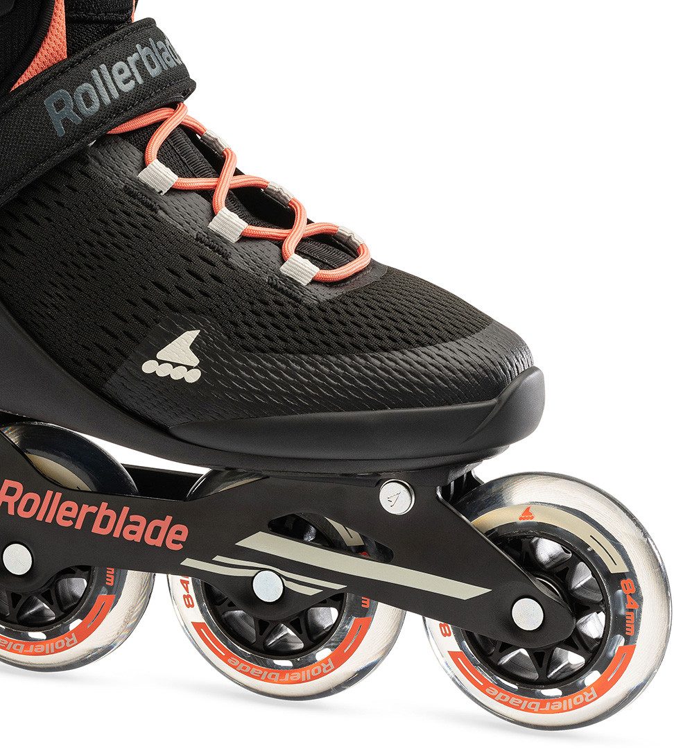 ROLLERBLADE Inlineskates ROLLERBLADE SIRIO 84 W Inline Skate black/coral