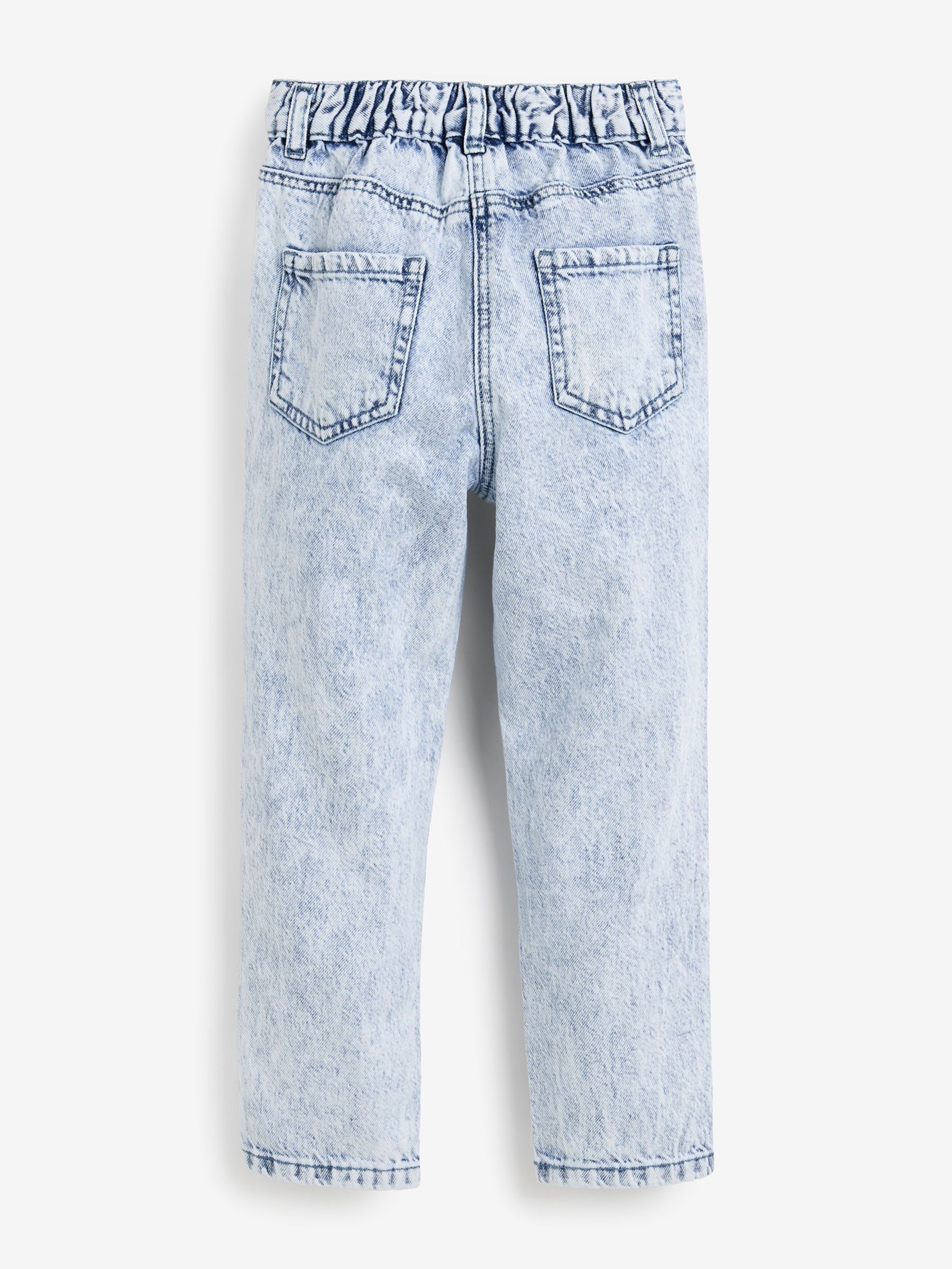 Next Mom-Jeans Mom-Jeans (1-tlg) Bleach Wash