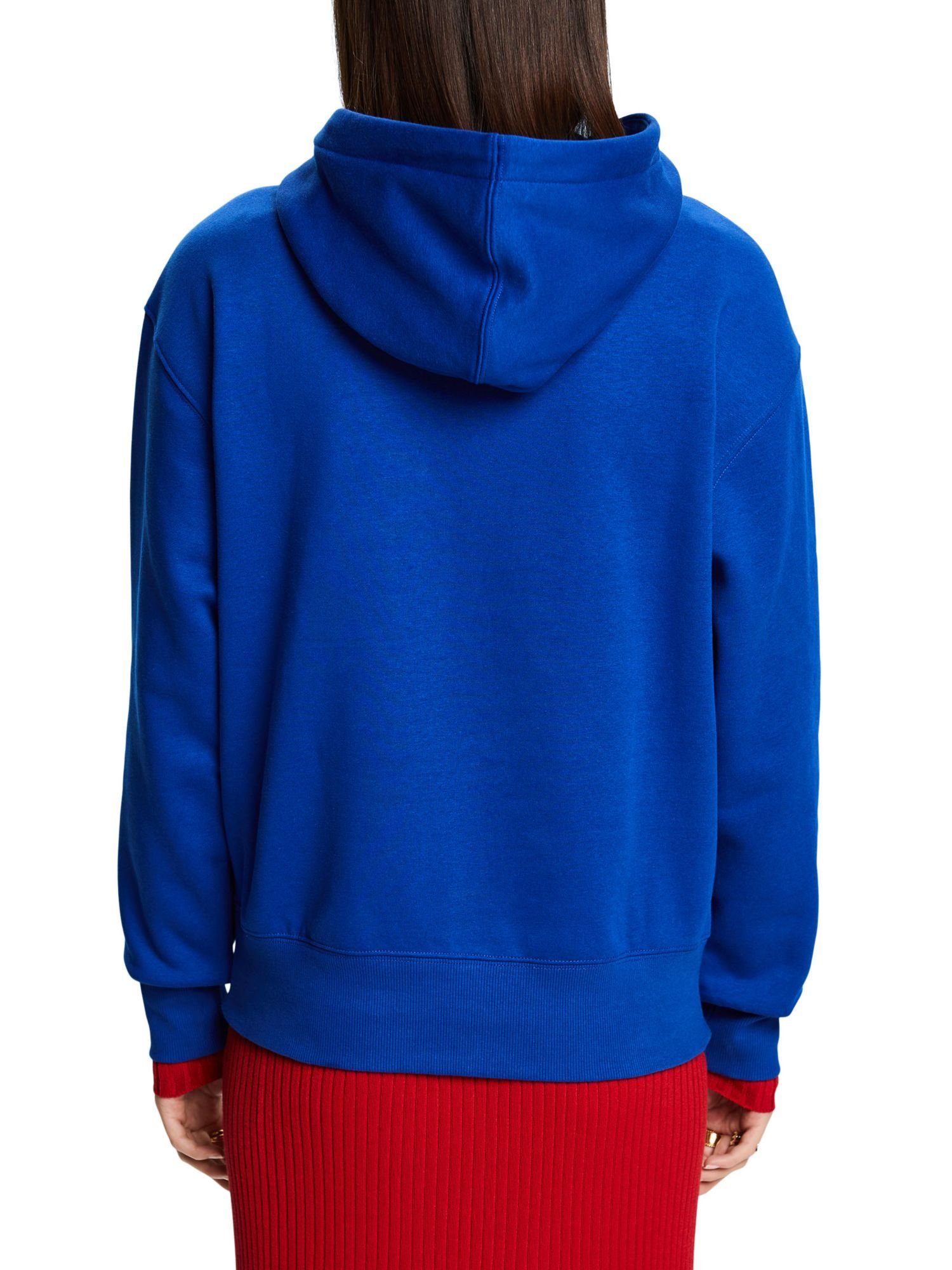 BRIGHT BLUE (1-tlg) Logo Esprit mit Unisex Fleece-Hoodie Sweatshirt