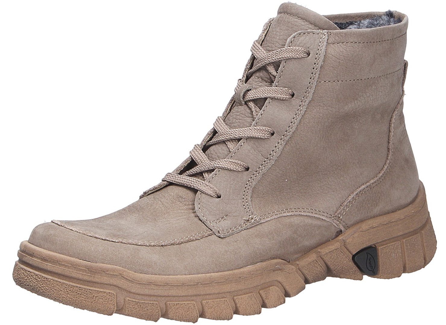 Waldläufer Waldläufer Damen Stiefelette H-LUMI beige Größe Schnürstiefel