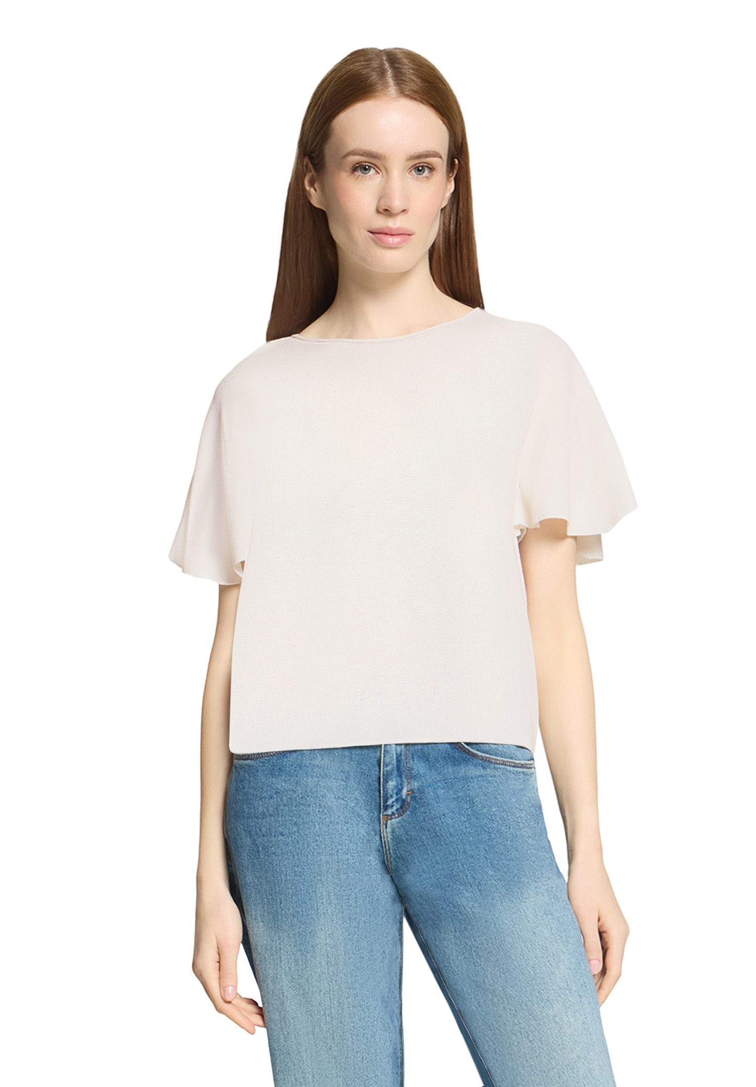 Kurzarmshirt Damen mit Flügelärmeln